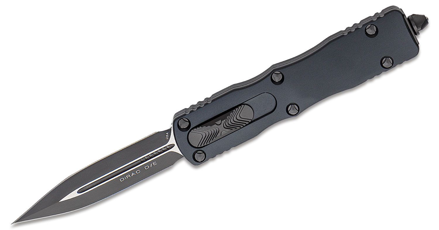 Microtech - 225-1T - Dirac D/E Tactical - OTF Auto - DLC Dagger - 6061-T6 Aluminum - Black - Image 16