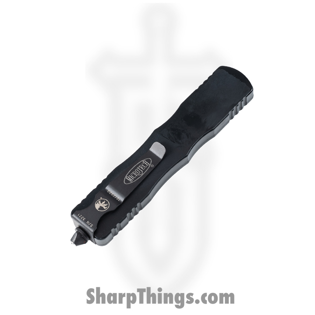 Microtech - 227-3T - Dirac Delta Tactical - OTF Auto - Elmax, M390, 204P Coated Dagger - 6061-T6 Aluminum - Black - Image 8