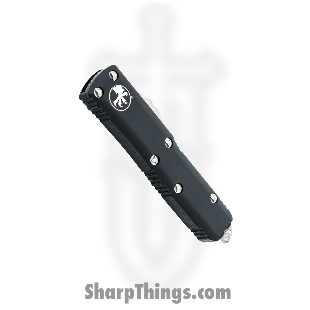 Microtech - 231-4 - UTX-85 - OTF Auto - Satin Drop Point - 6061 T6 Aluminum - Black - Image 7