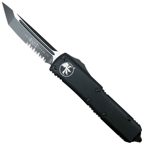 Microtech - 233-2T - UTX-85 Tactical P/S - OTF Auto - Black Tanto - 6061-T6 Aluminum - Black - Image 13