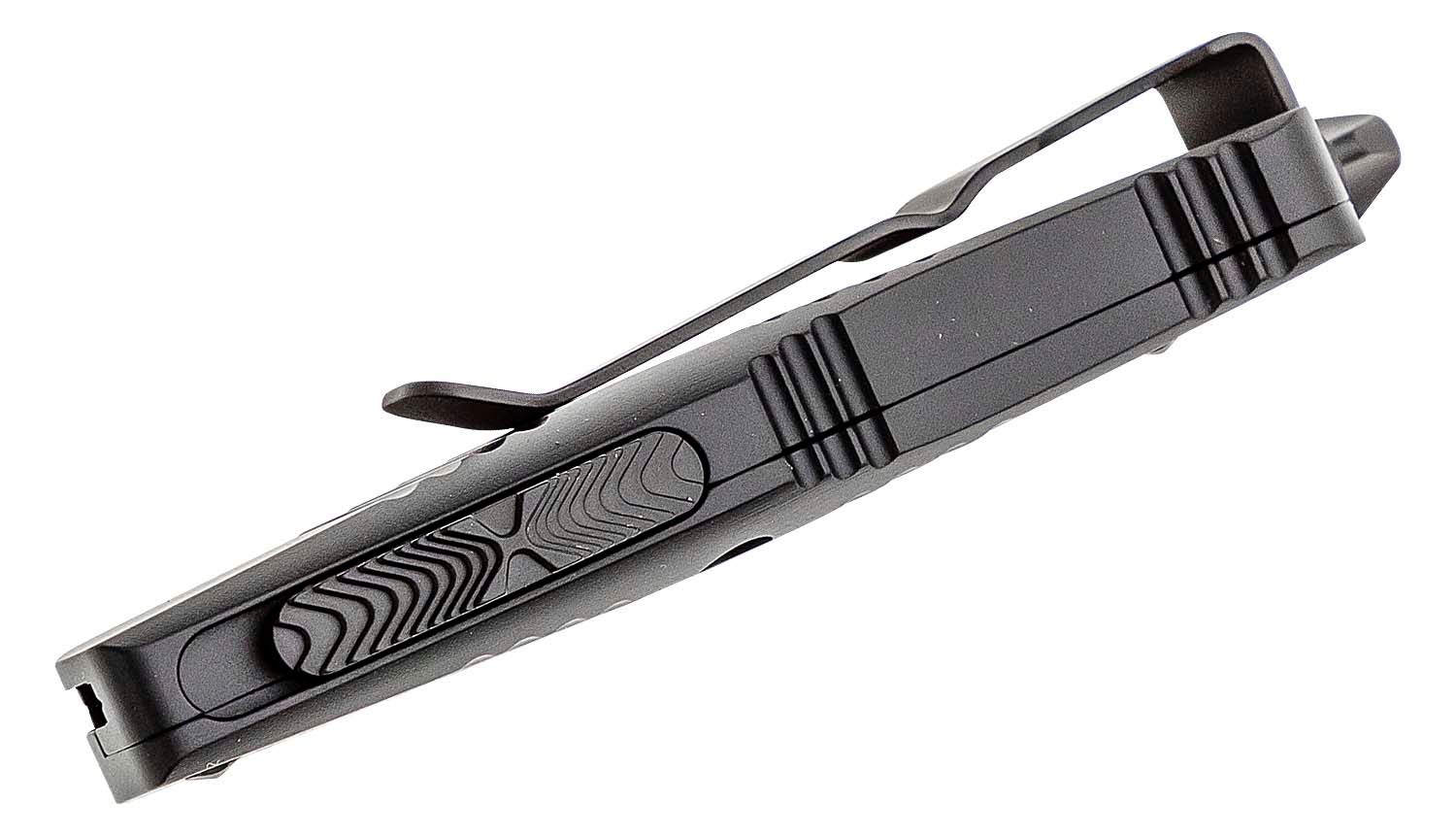Microtech - 238-1T - Troodon Mini Tactical - OTF Auto - CTS-204P Two Tone Dagger - 6061-T6 Aluminum - Black - Image 14