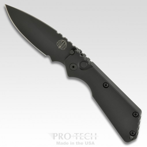 ProTech - 2403 - Pro Strider SnG - Automatic Knife - 154CM Coated Drop Point - Aluminum - Black - Image 13