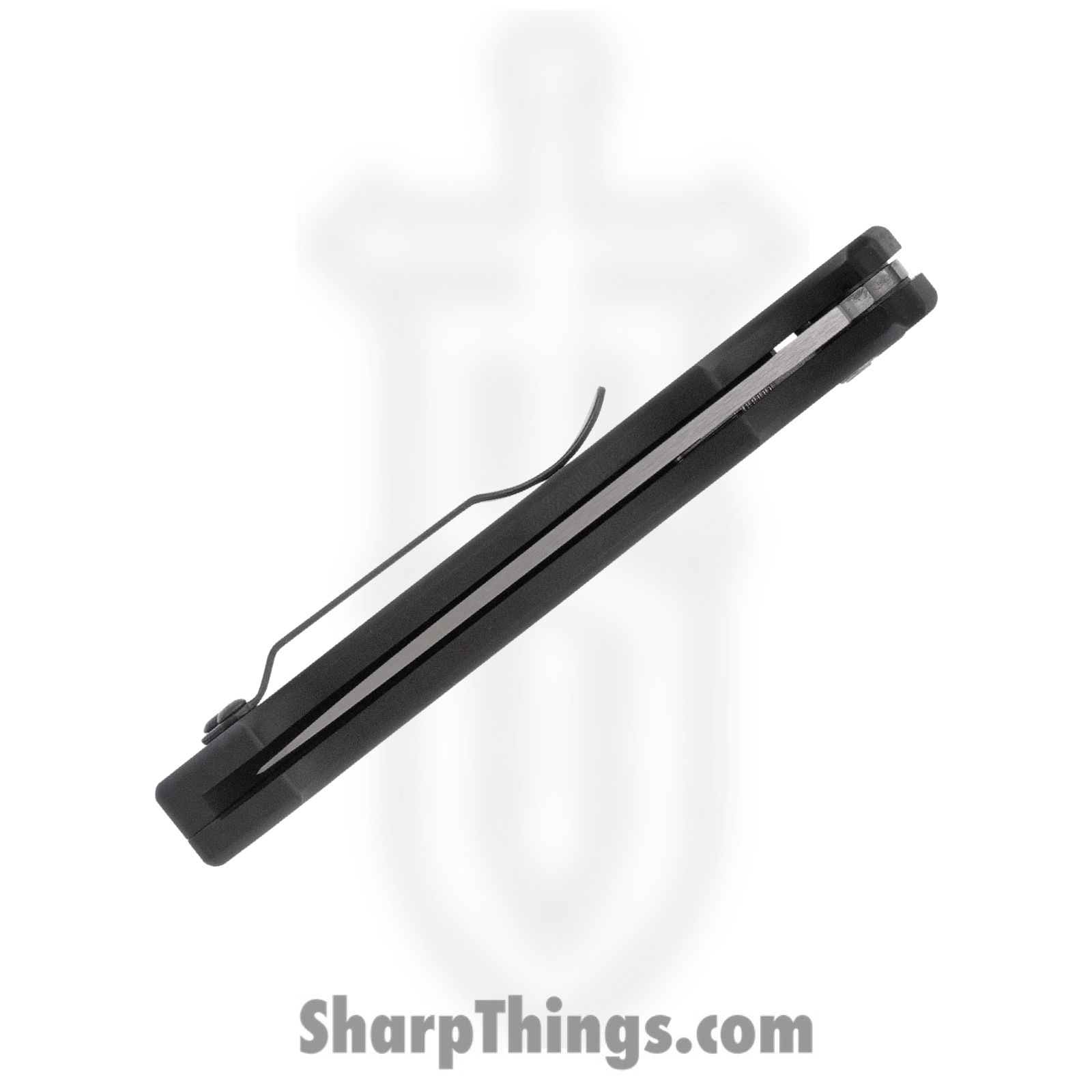 Benchmade - 2551 - Mini Reflex II - Automatic Knife - 154CM Satin Drop Point - 6061-T6 Aluminum - Black - Image 12