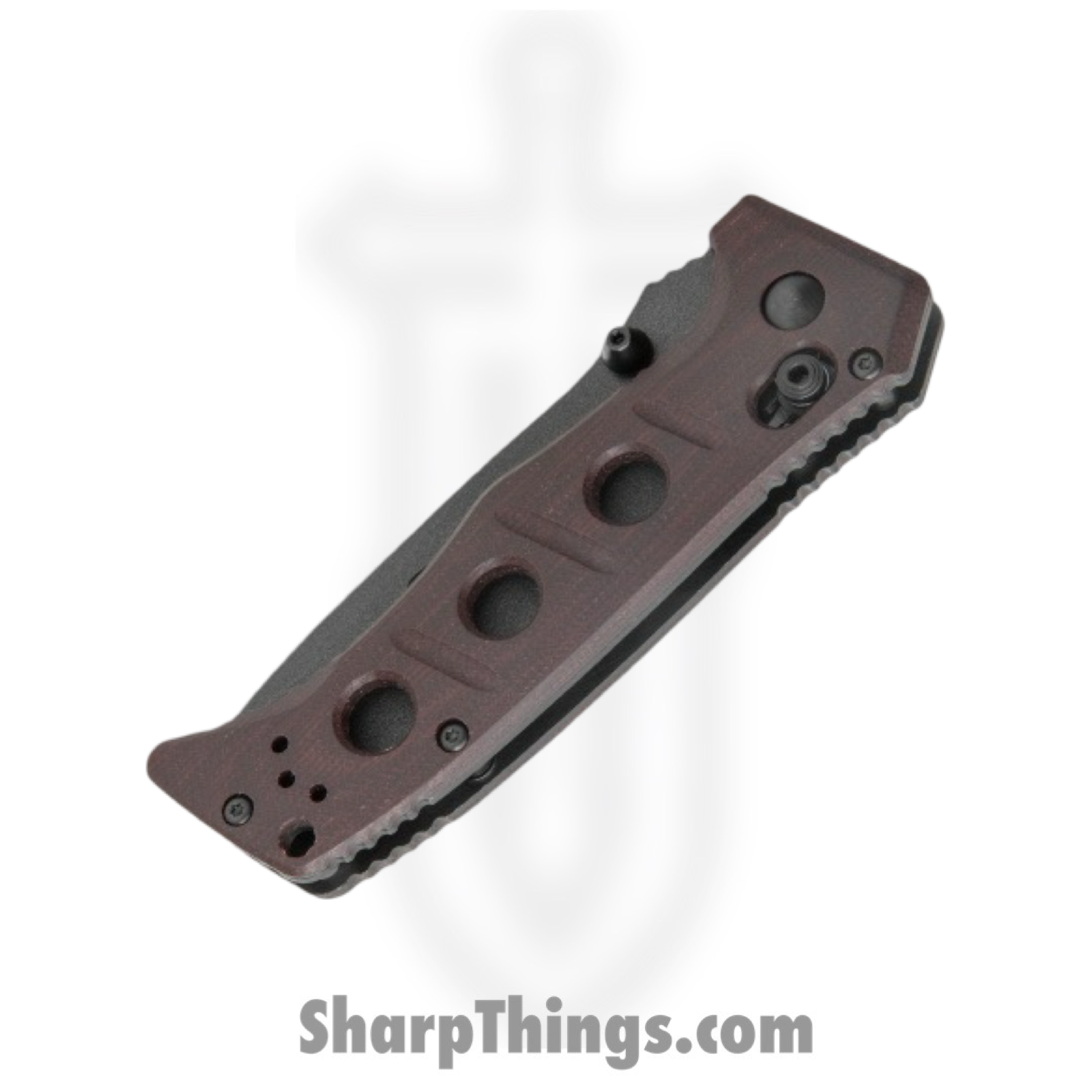 Benchmade - 273BK-2201 - Mini Adamas - Folding Knife - CPM CruWear Coated Drop Point - Micarta - Red - Image 9