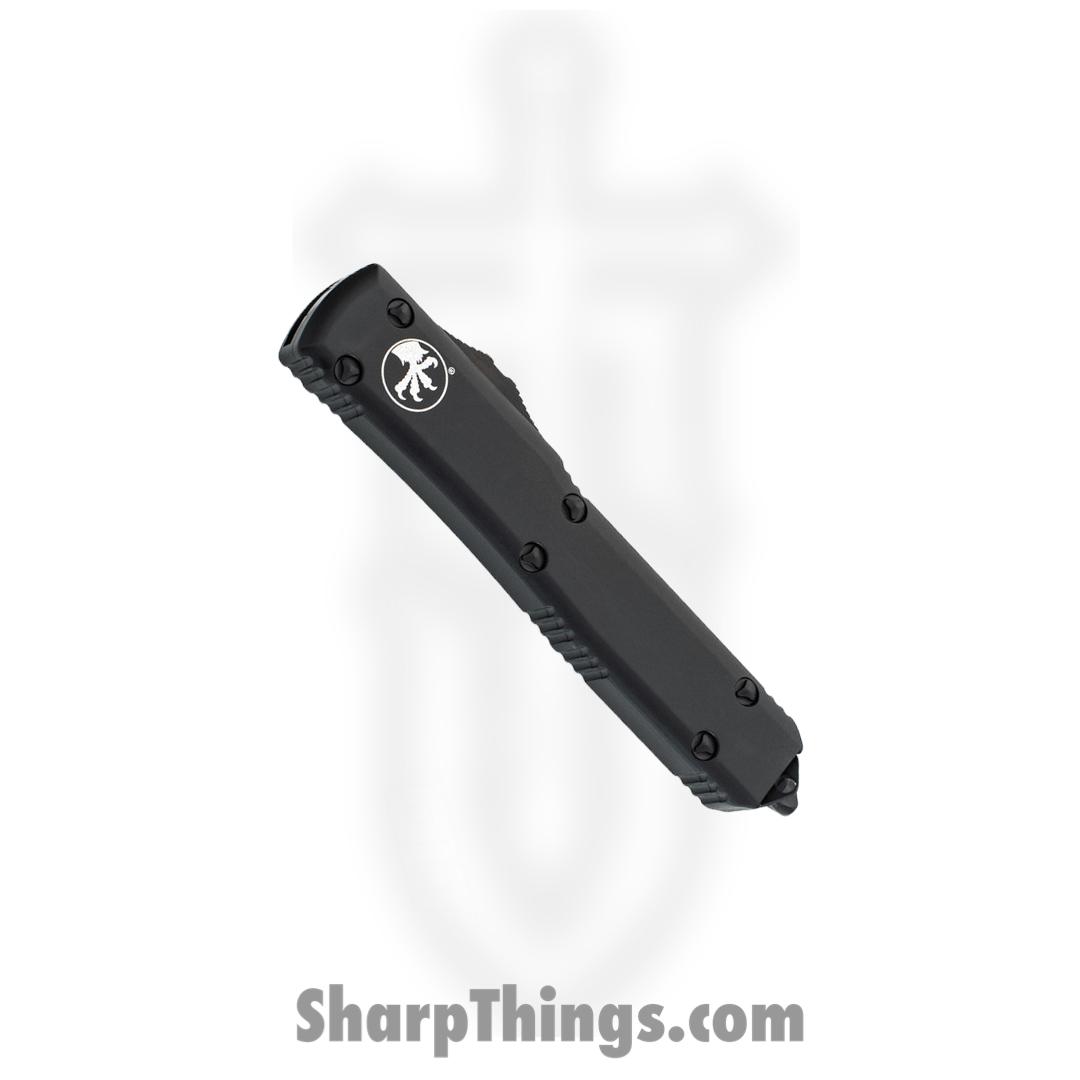 Microtech - 122-3T - Ultratech Tactical - OTF Auto - Elmax, M390, 204P Coated Dagger - 6061-T6 Aluminum - Black - Image 7