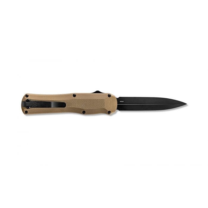 Benchmade - 3400BK-2 - Autocrat - OTF Auto - S30V Coated Dagger - G10 - Tan - Image 19