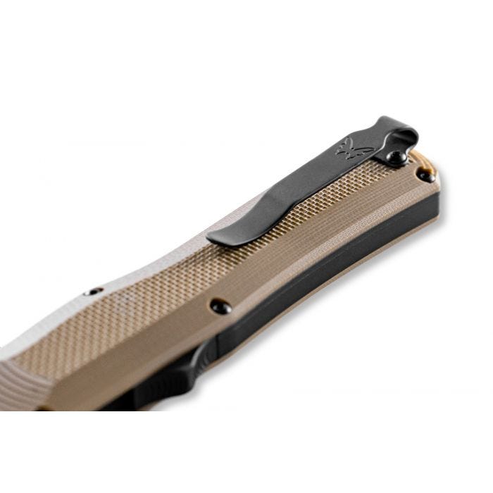 Benchmade - 3400BK-2 - Autocrat - OTF Auto - S30V Coated Dagger - G10 - Tan - Image 22