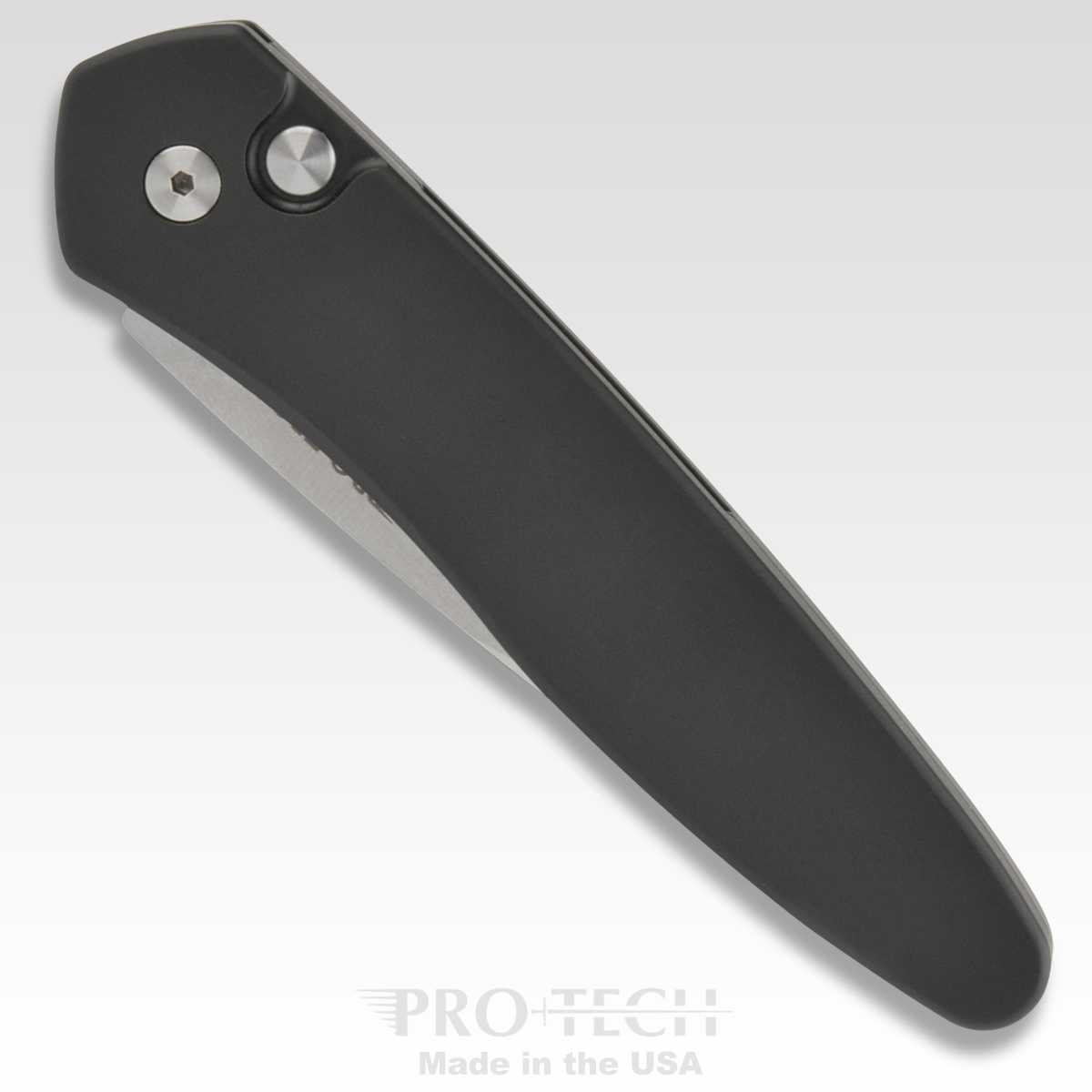 ProTech - 3405 - Newport Thin Sleek - Automatic Knife - S35VN Stonewash Spear Point - 6061-T6 Aluminum - Black - Image 14