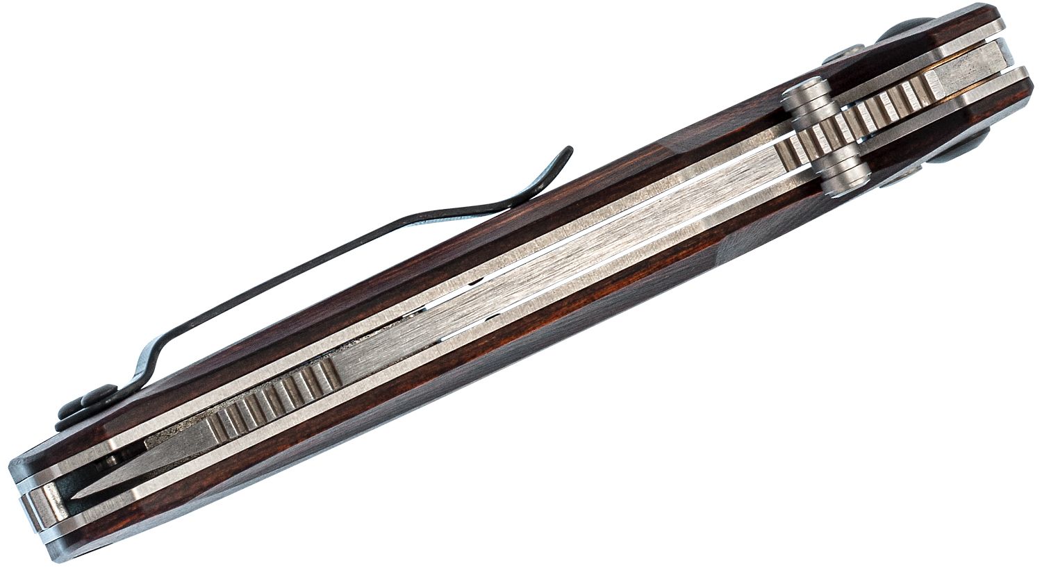 Benchmade - 150602 - Hunt Grizzly Creek with Gut Hook - Folding Knife - S30V Stonewash Drop Point - Dymondwood - Brown - Image 13