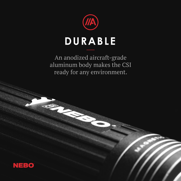 NEBO - NEB-FLT-0010 - CSI 250 Lumen LED Flashlight - Black - Image 16