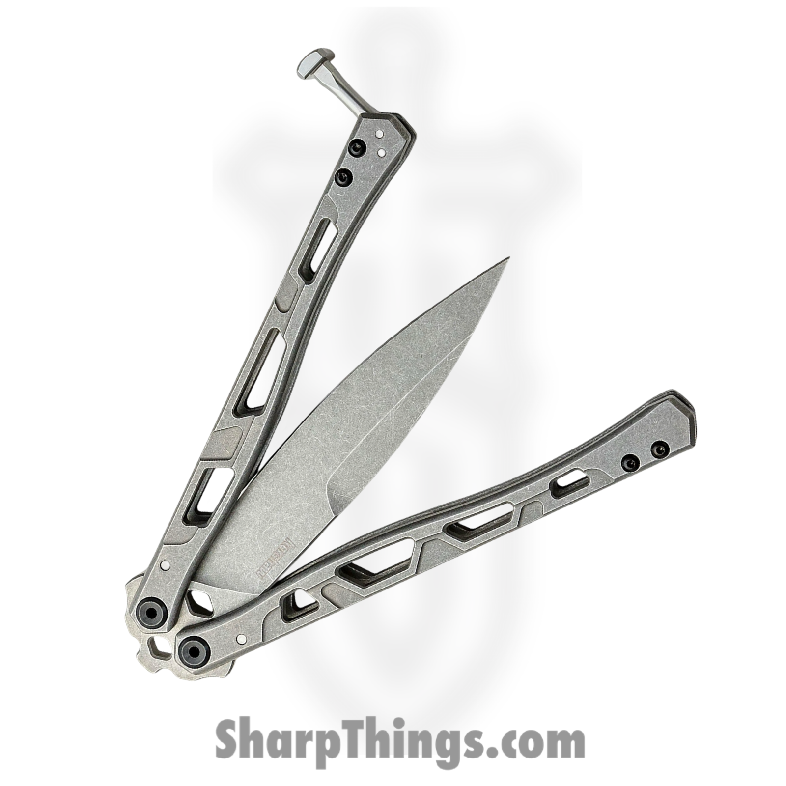 Kershaw - 5050 - Moonsault Balison Spear Point Butterfly Knife - 14C28N Stainless Steel - Image 13