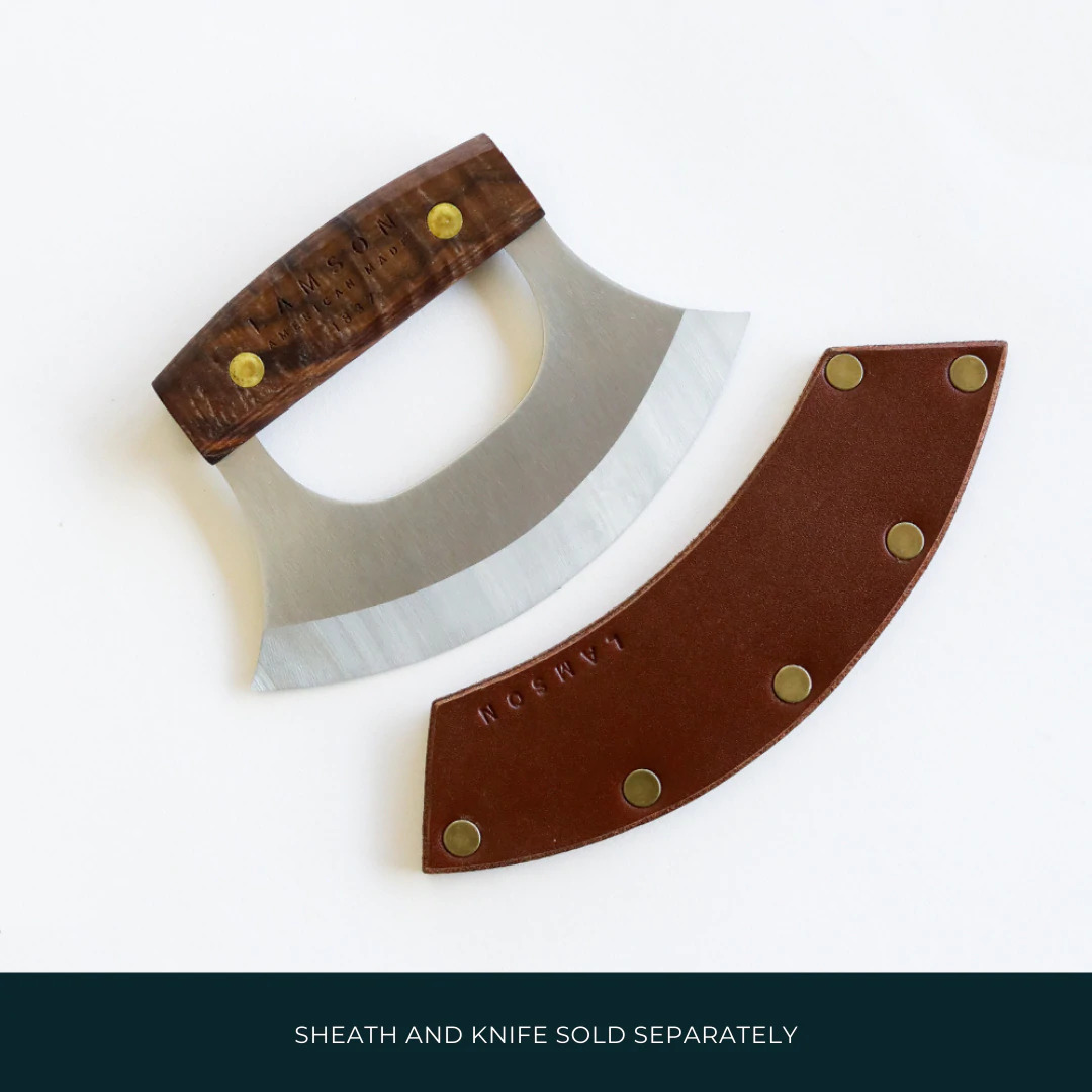 Lamson - 52816 - Leather Sheath for 6″ Ulu Knife - Wickett & Craig English Bridle Leather - Brown - Image 8