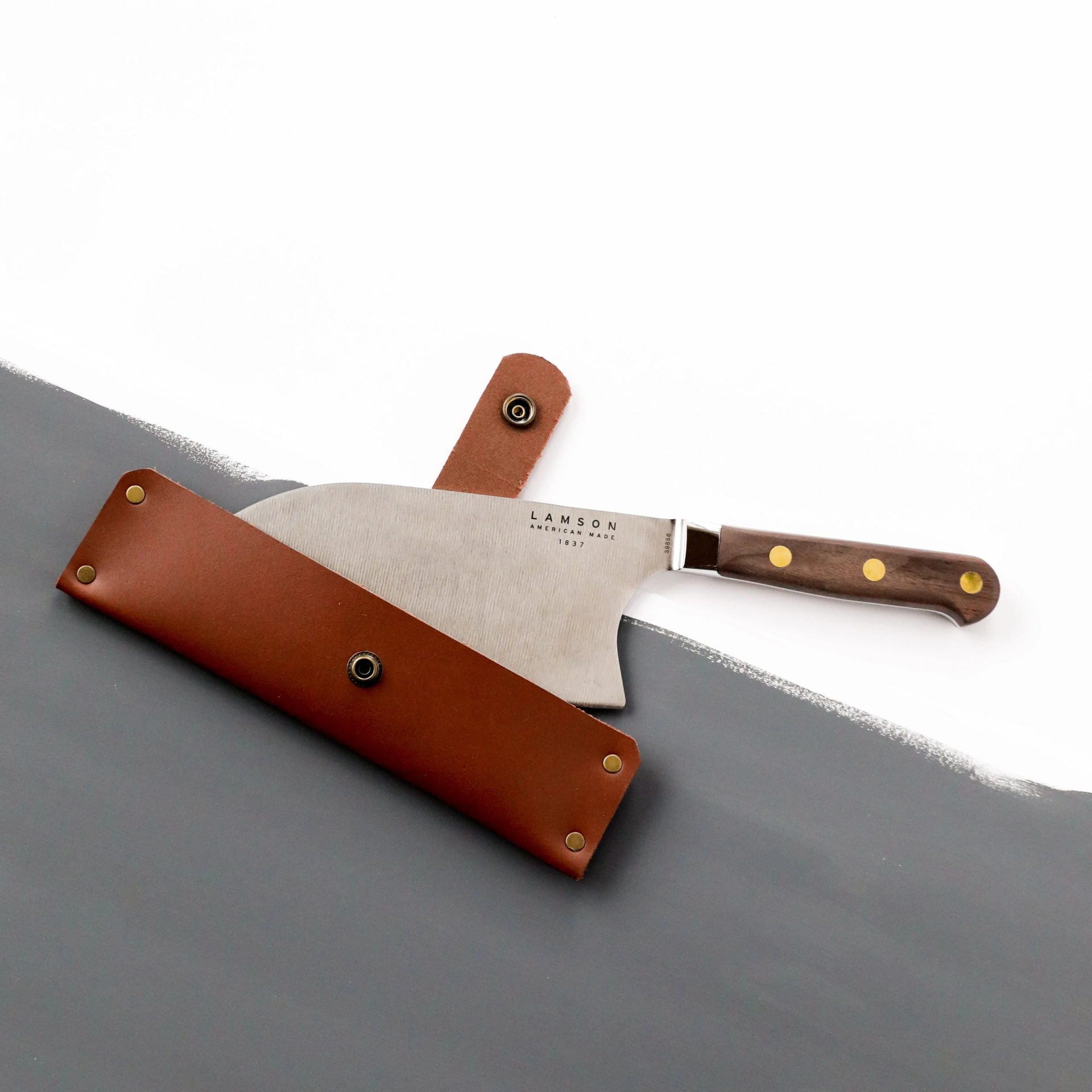 Lamson - 52819 - Leather Sheath for 6" Small Chinese Santoku Cleaver - Image 7