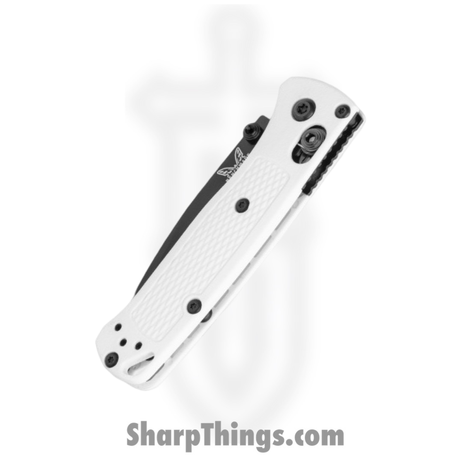 Benchmade - 533BK-1 - Mini Bugout - Folding Knife - S30V Coated Drop Point - Grivory - White - Image 13