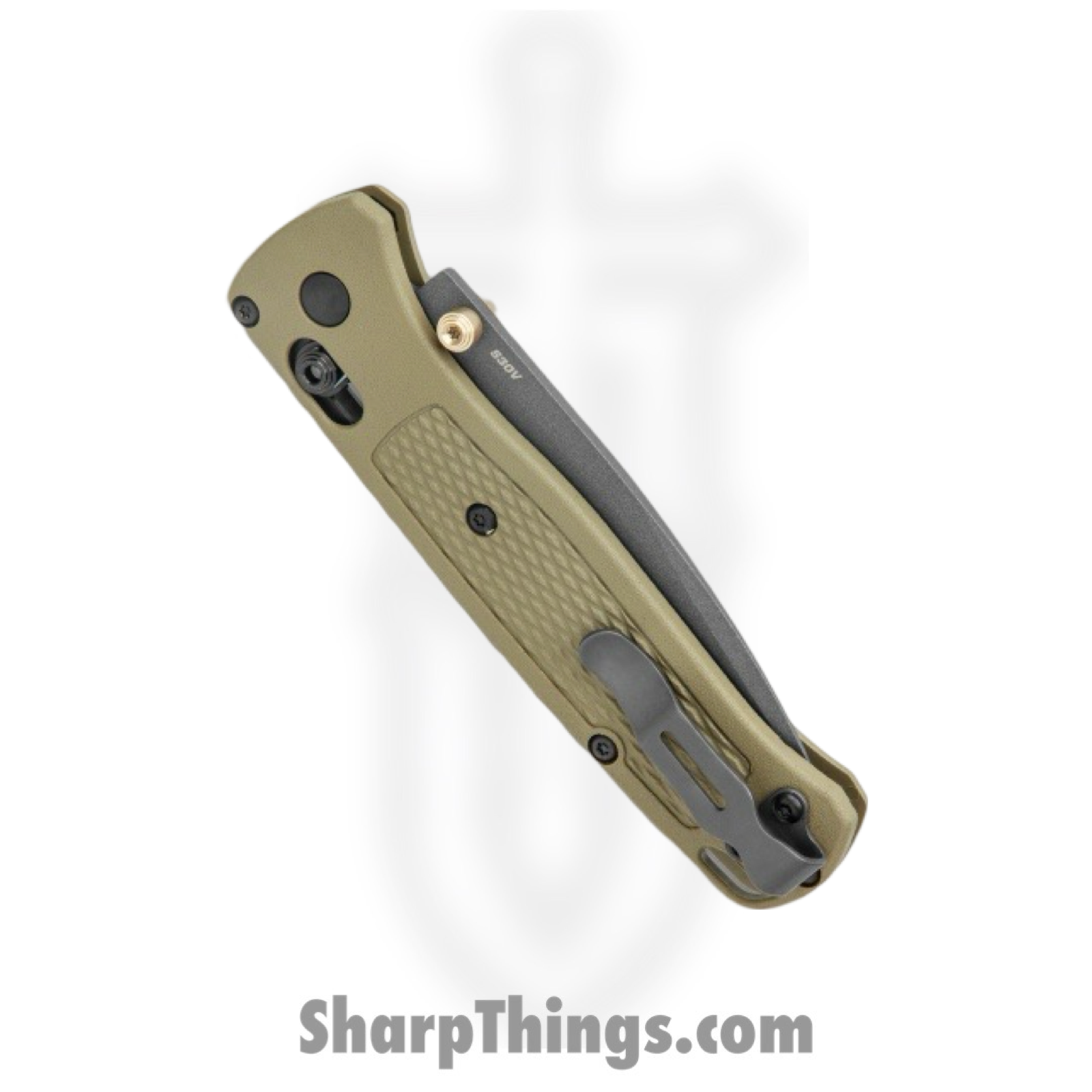 Benchmade - 535GRY-1 - Bugout - Folding Knife - S30V Coated Drop Point - Polymer - Green - Image 6