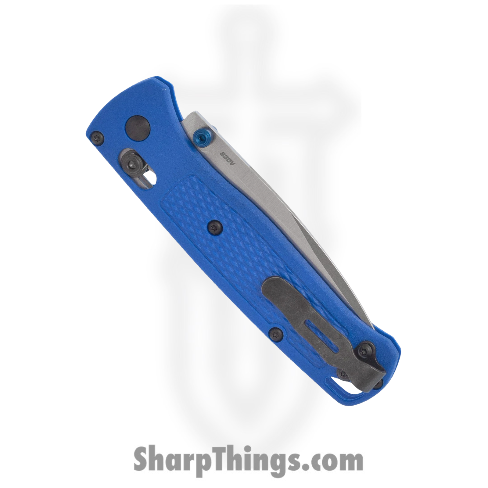 Benchmade - 535 - Bugout - Folding Knife - S30V Satin Drop Point - Grivory - Blue - Image 11