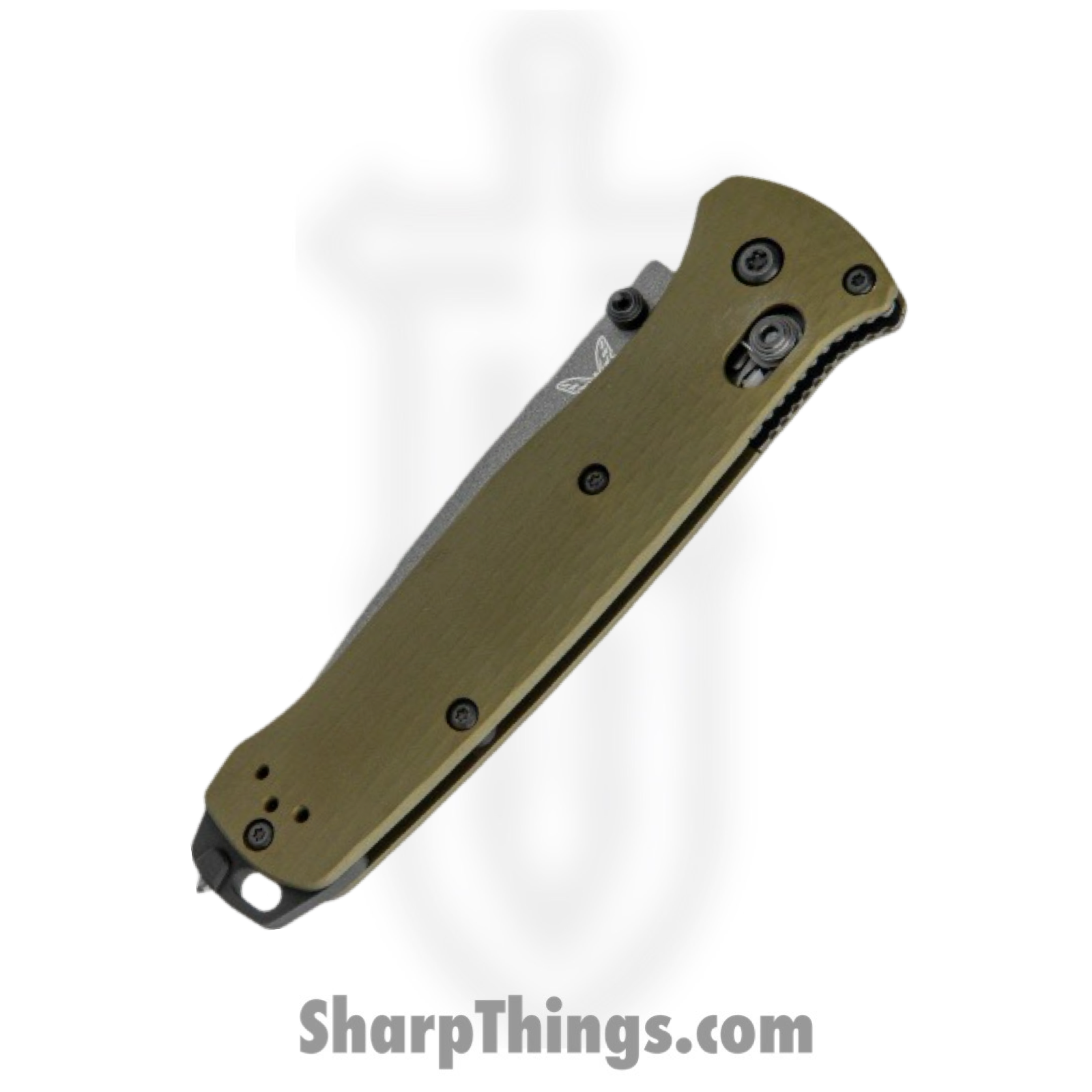 Benchmade - 537SGY-1 - Bailout - Folding Knife - CPM M4 Coated Tanto P/S - 6061-T6 Aluminum - Green - Image 13