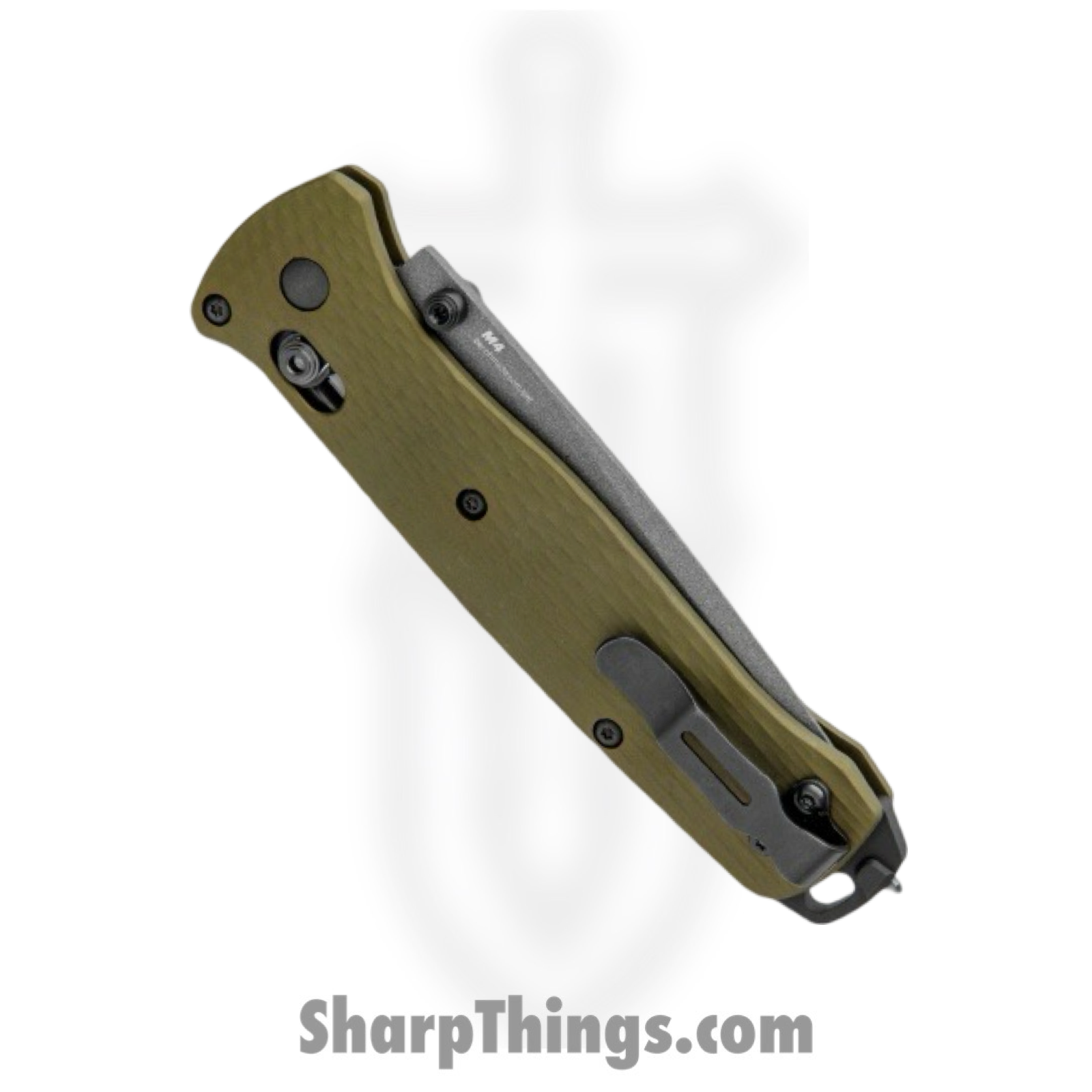 Benchmade - 537SGY-1 - Bailout - Folding Knife - CPM M4 Coated Tanto P/S - 6061-T6 Aluminum - Green - Image 14