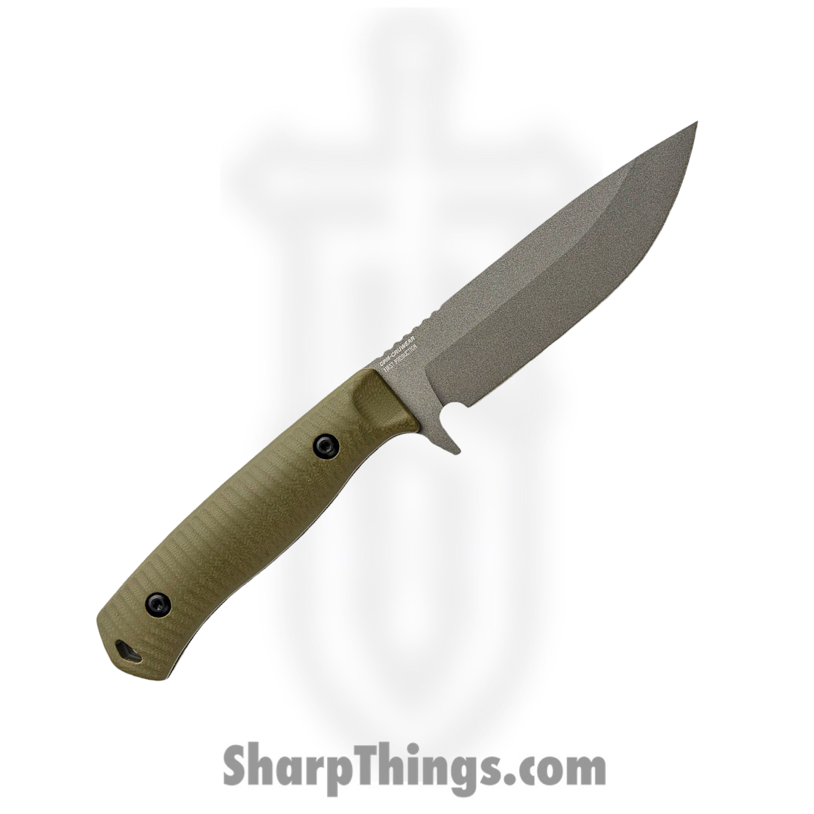 Benchmade - 539GY - Anonimus - Fixed Blade Knife - CPM CruWear Coated Drop Point - G10 - Green - Image 14