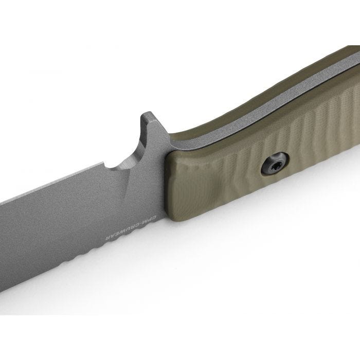 Benchmade - 539GY - Anonimus - Fixed Blade Knife - CPM CruWear Coated Drop Point - G10 - Green - Image 22