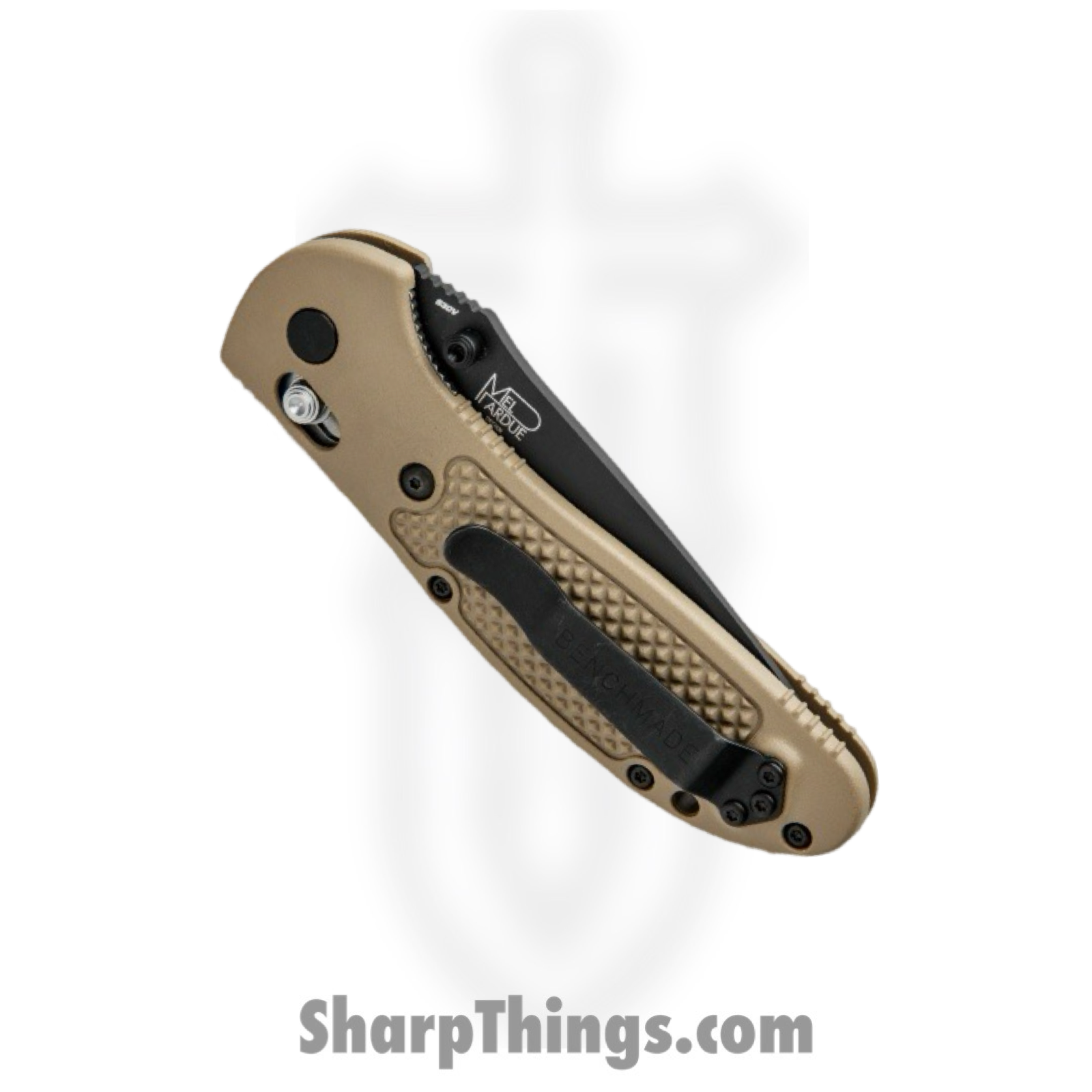 Benchmade - 551BKSN-S30V - Griptilian - Folding Knife - S30V Coated Drop Point - Polymer - Tan - Image 10