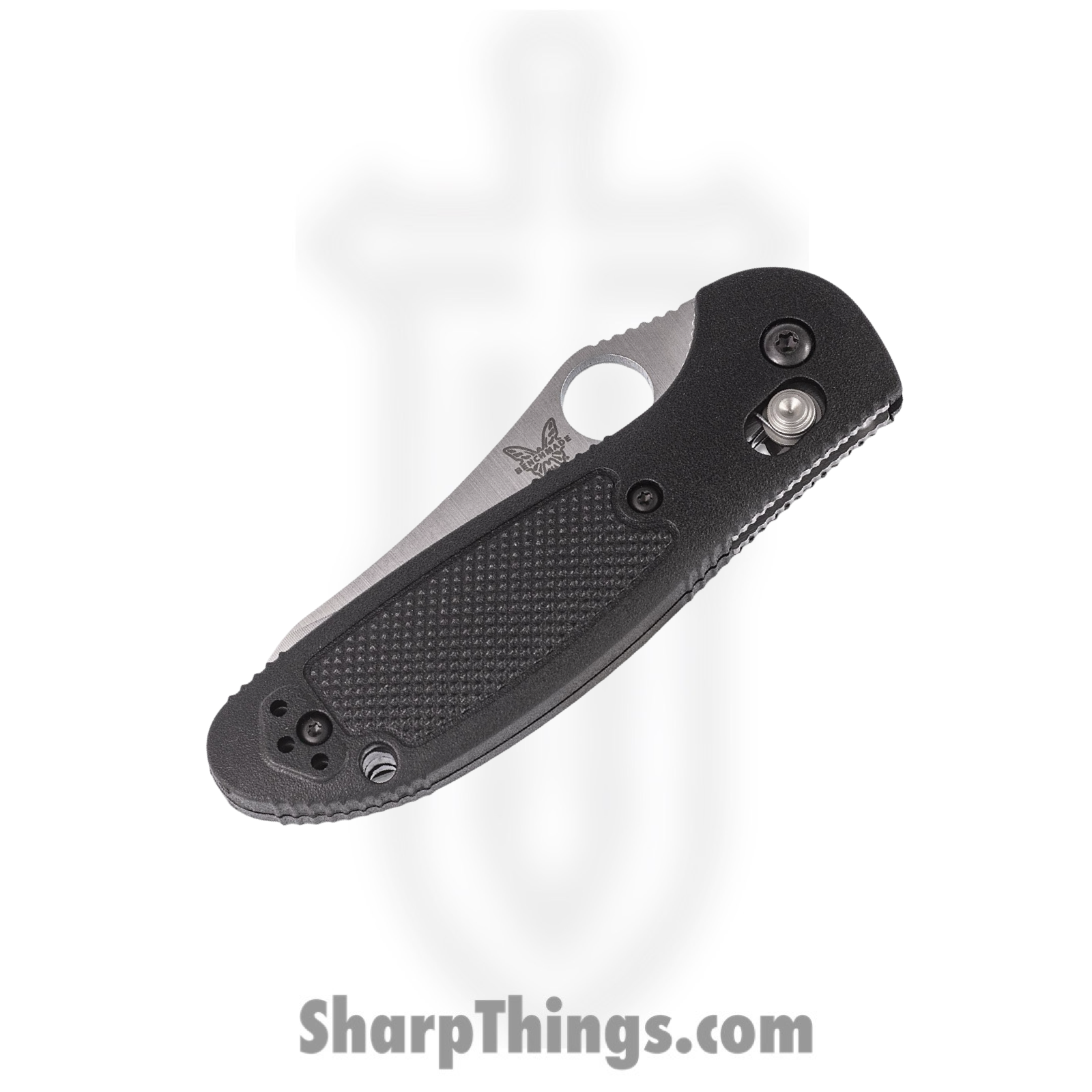 Benchmade - 555-S30V - Mini Griptilian - Folding Knife - S30V Satin Modified Sheepsfoot - Noryl GTX - Black - Image 8
