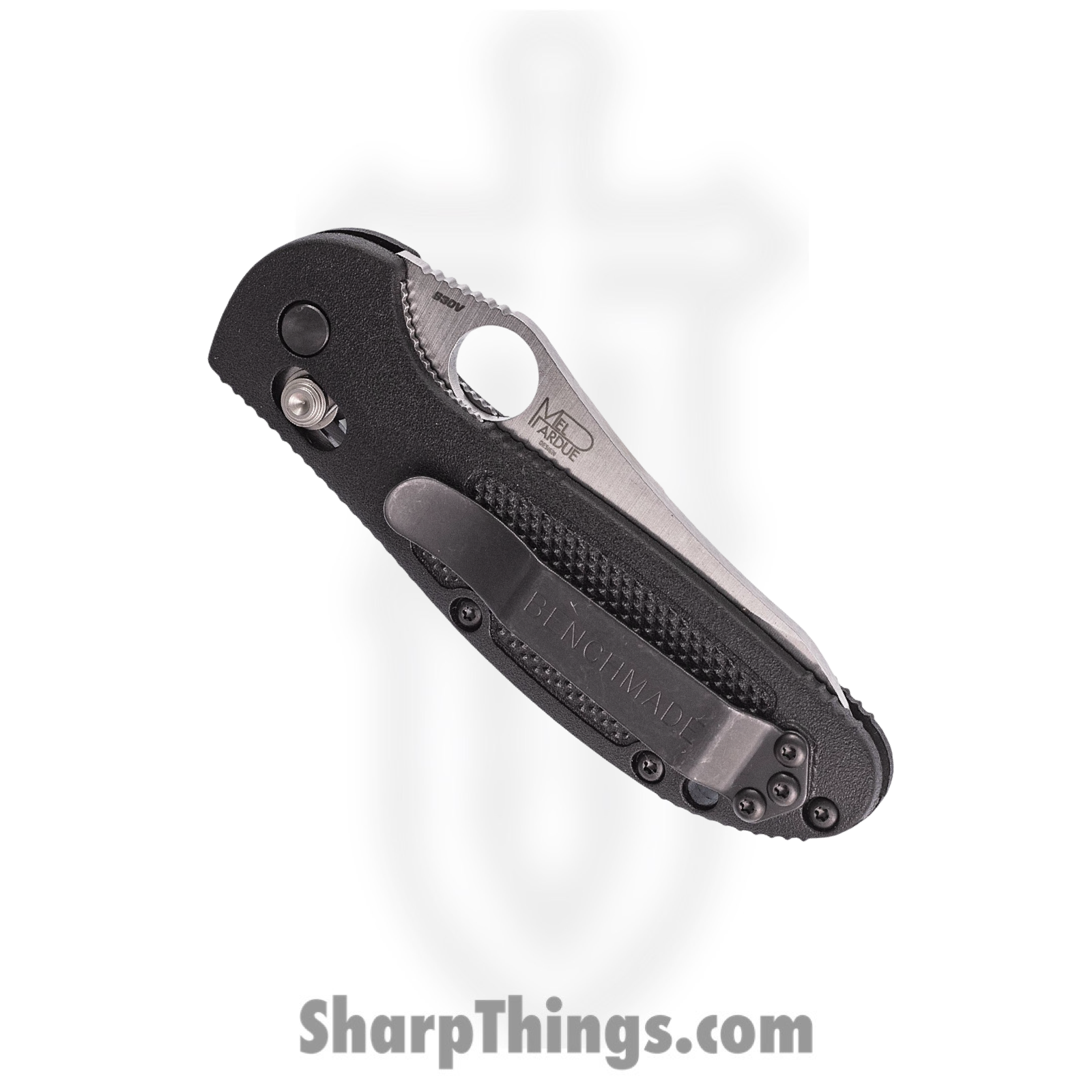 Benchmade - 555-S30V - Mini Griptilian - Folding Knife - S30V Satin Modified Sheepsfoot - Noryl GTX - Black - Image 9