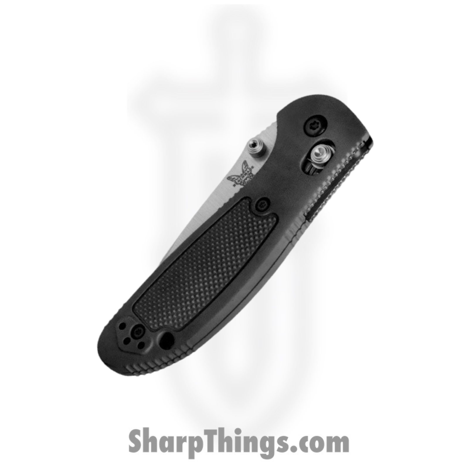 Benchmade - 556S-S30V - Mini Griptilian - Folding Knife - S30V Satin Drop Point P/S - Polymer - Black - Image 8