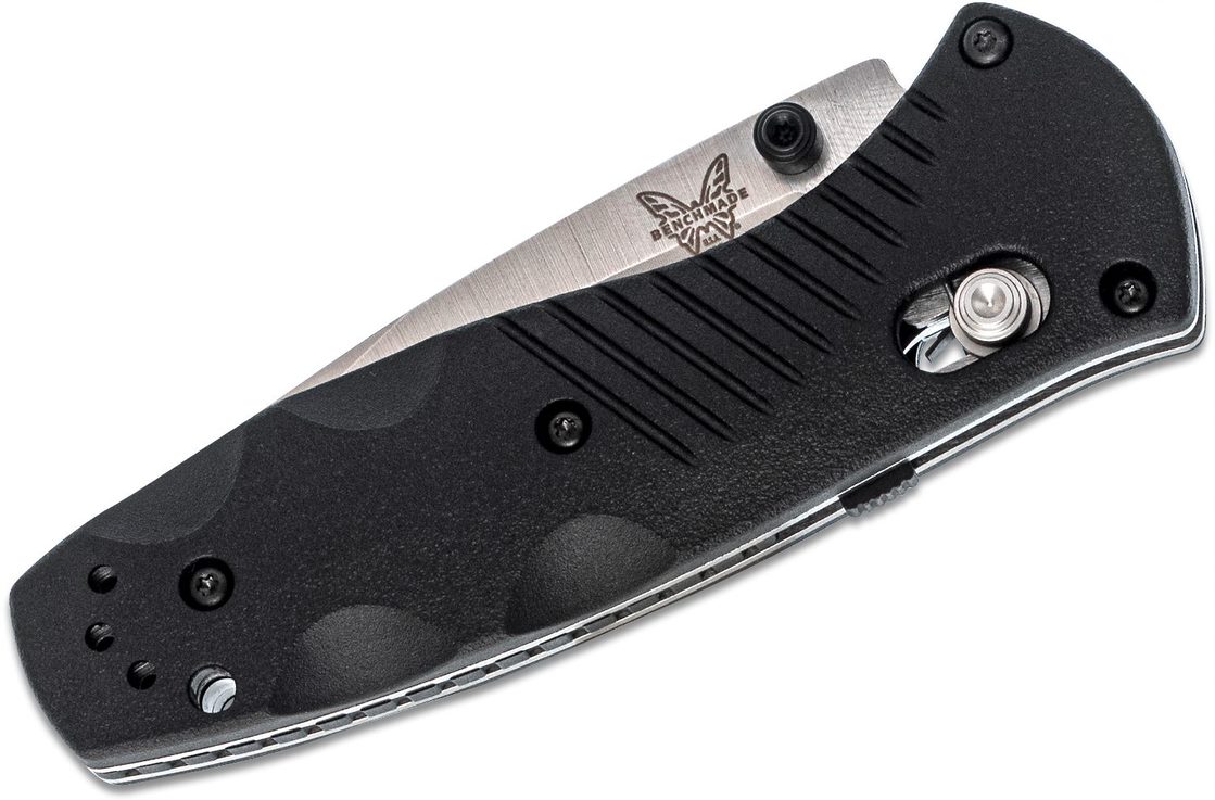 Benchmade - 585 - Mini Barrage - Assisted Open Knife - 154CM Satin Drop Point - Valox - Black - Image 14