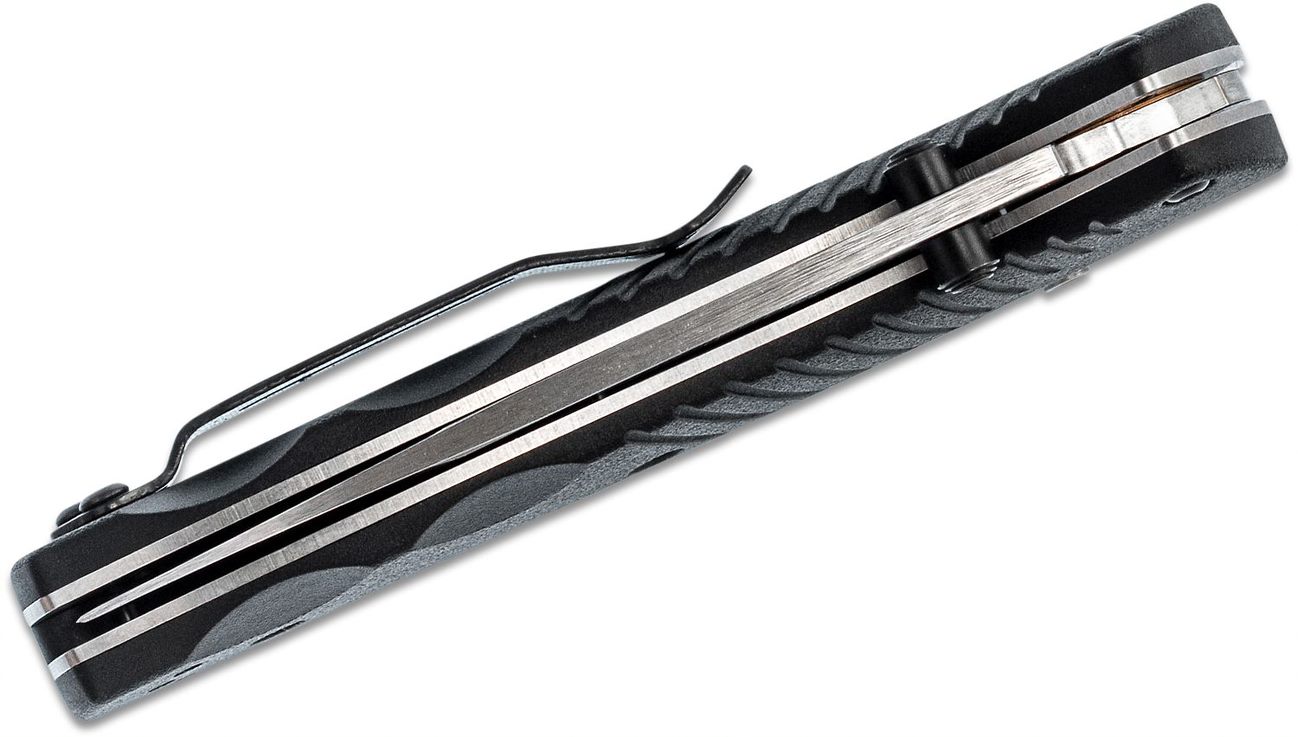 Benchmade - 585 - Mini Barrage - Assisted Open Knife - 154CM Satin Drop Point - Valox - Black - Image 16