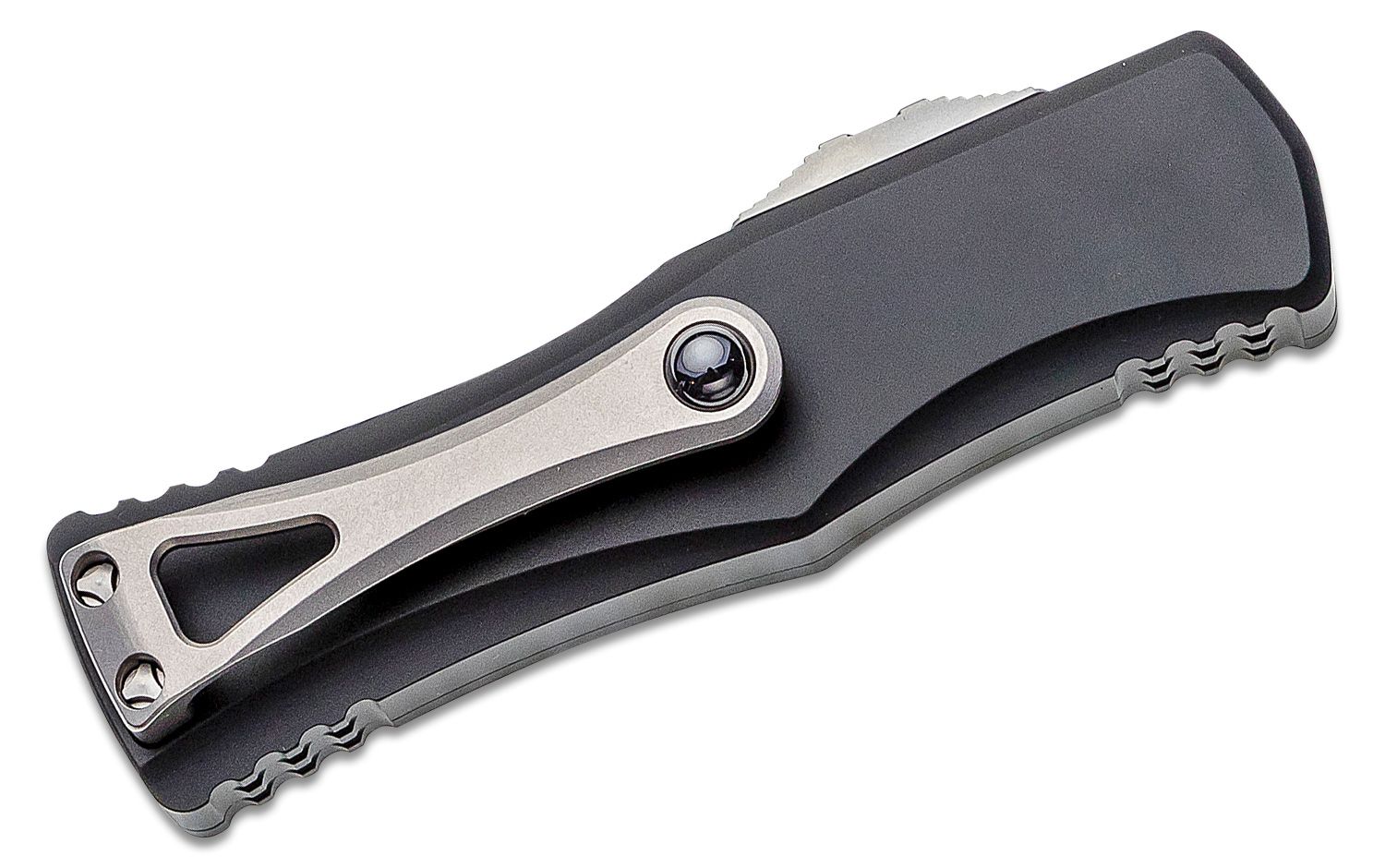 Microtech - 702-10 - Hera D/E - OTF Auto - Stonewash Dagger - 6061-T6 Aluminum - Black - Image 15