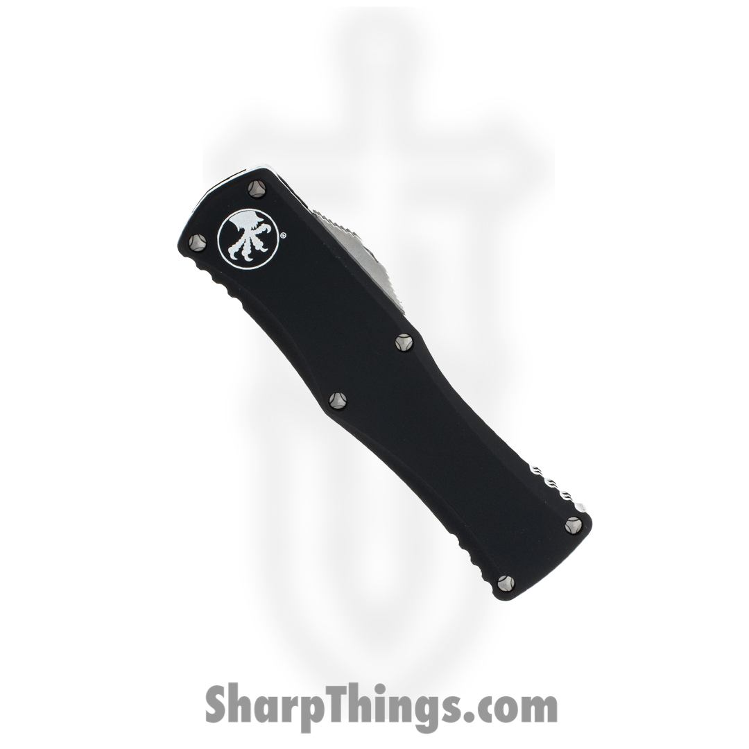 Microtech - 702-12 - Hera - OTF Auto - Elmax, M390, 204P Stonewash Dagger - 6061-T6 Aluminum - Black - Image 16