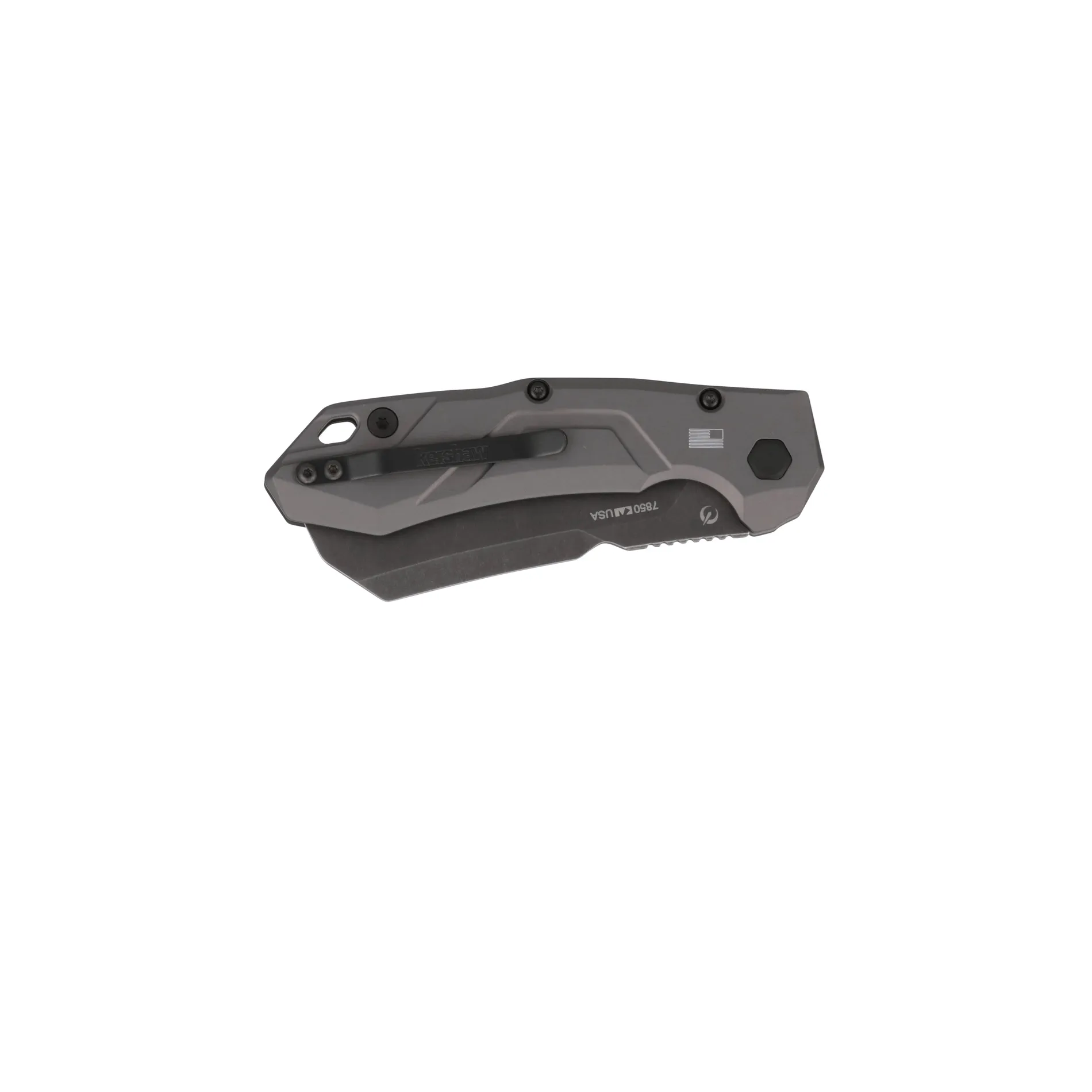 Kershaw - 7850 - Launch 14 - Automatic Knife - CPM 154 Blackwash Cleaver - 6061-T6 Aluminum/CF - Black - Image 8