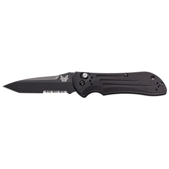Benchmade - 9101SBK - Stryker - Automatic Knife - 154CM Coated Tanto P/S - 6061-T6 Aluminum - Black - Image 10