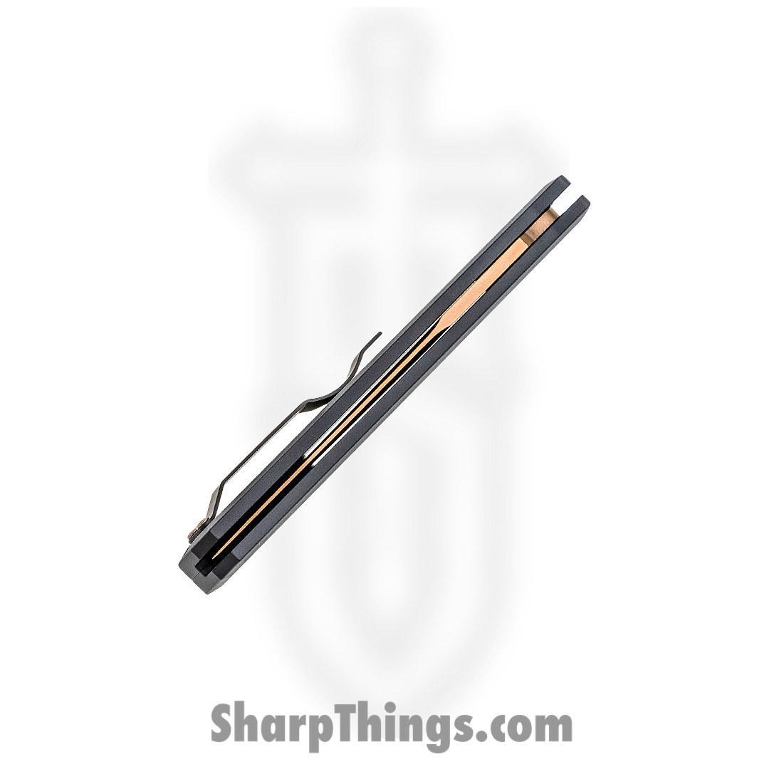 ProTech - 921-RG - Godfather - Automatic Knife - 154CM Coated Spear Point - Aluminum - Black/Rose Gold - Image 8