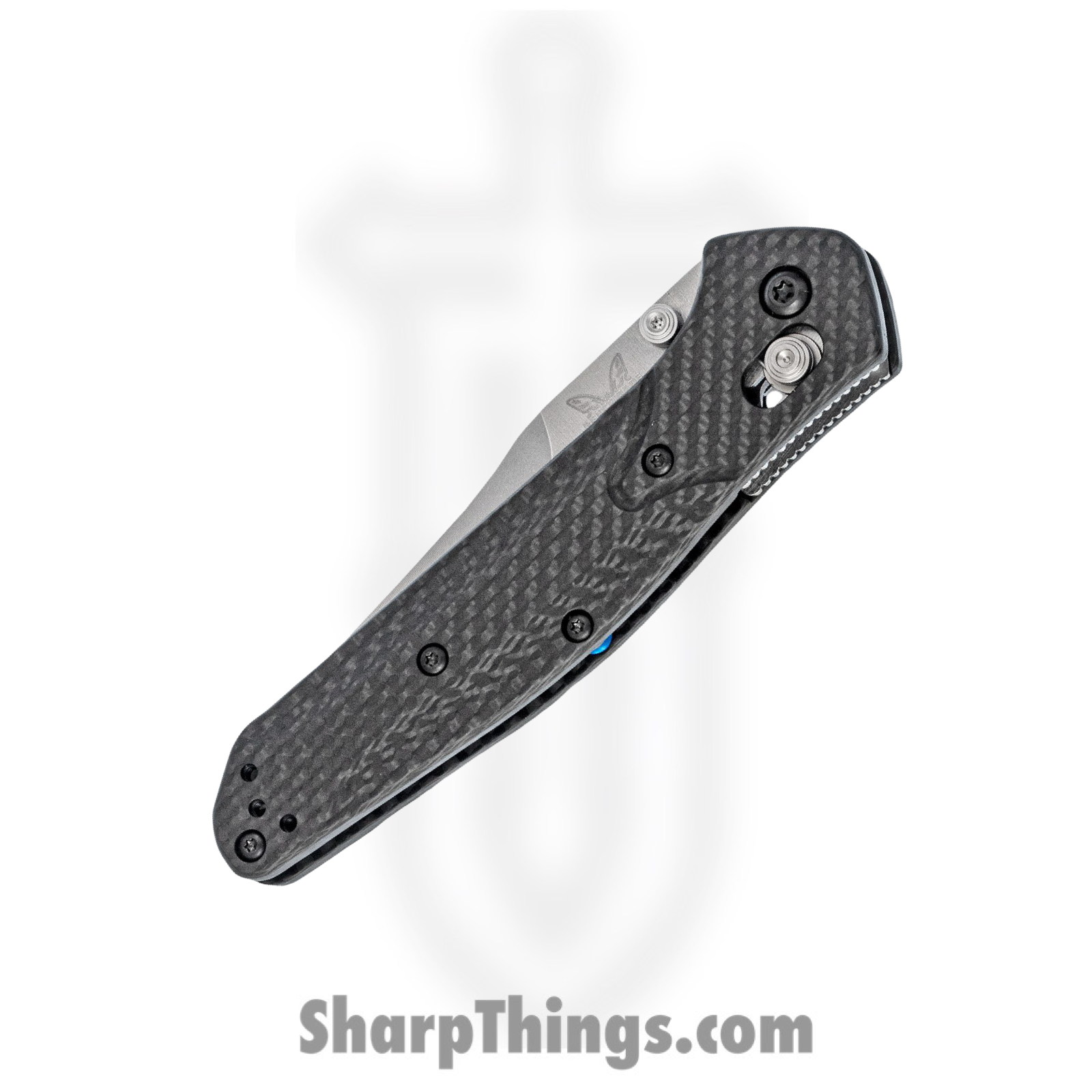 Benchmade - 940-1 - Osborne - Folding Knife - S90V Stonewash Reverse Tanto - Carbon Fiber - Black - Image 12