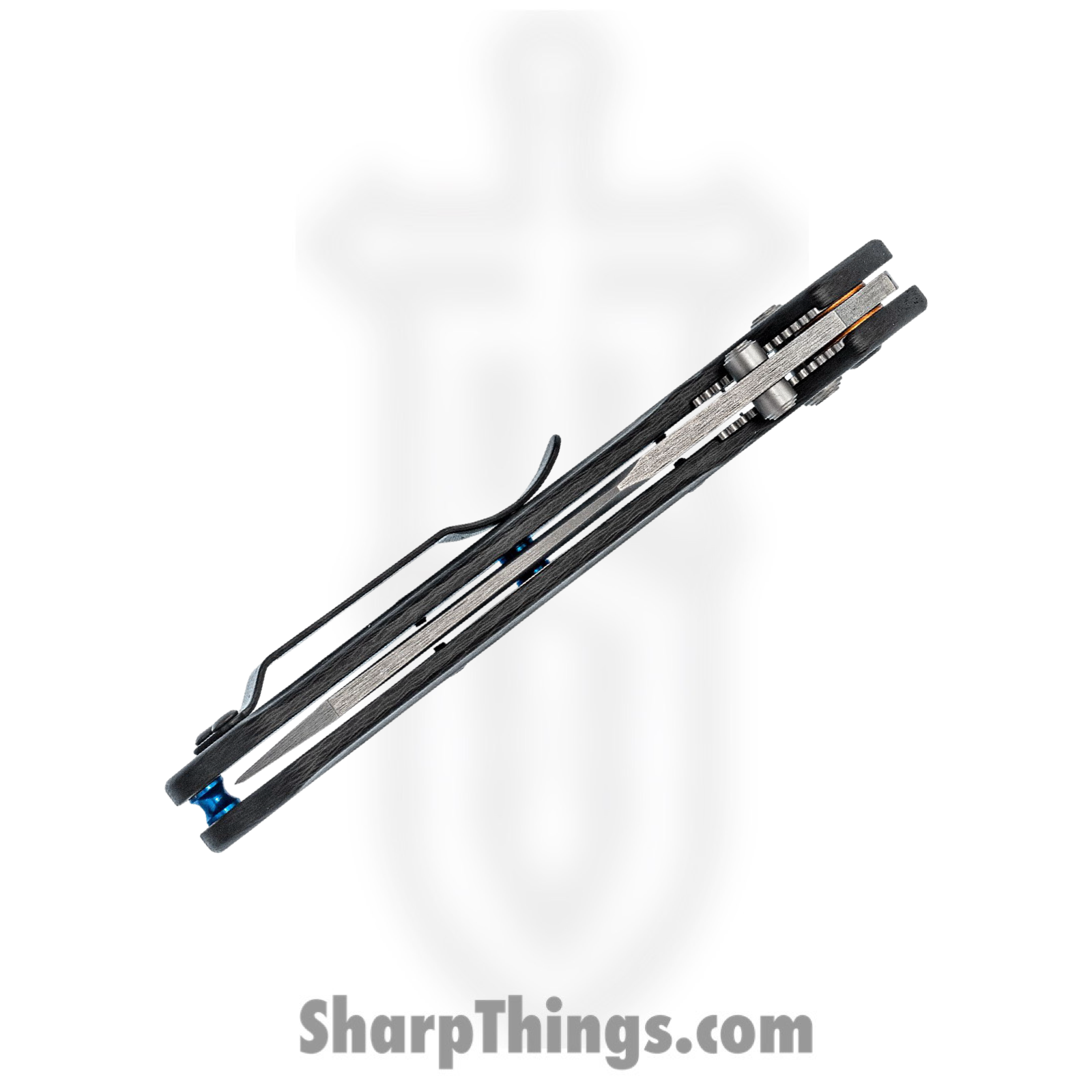 Benchmade - 940-1 - Osborne - Folding Knife - S90V Stonewash Reverse Tanto - Carbon Fiber - Black - Image 14