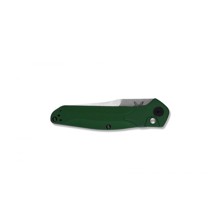Benchmade - 9400 - Osborne - Automatic Knife - S30V Satin Modified Reverse Tanto - Aluminum - Green - Image 17
