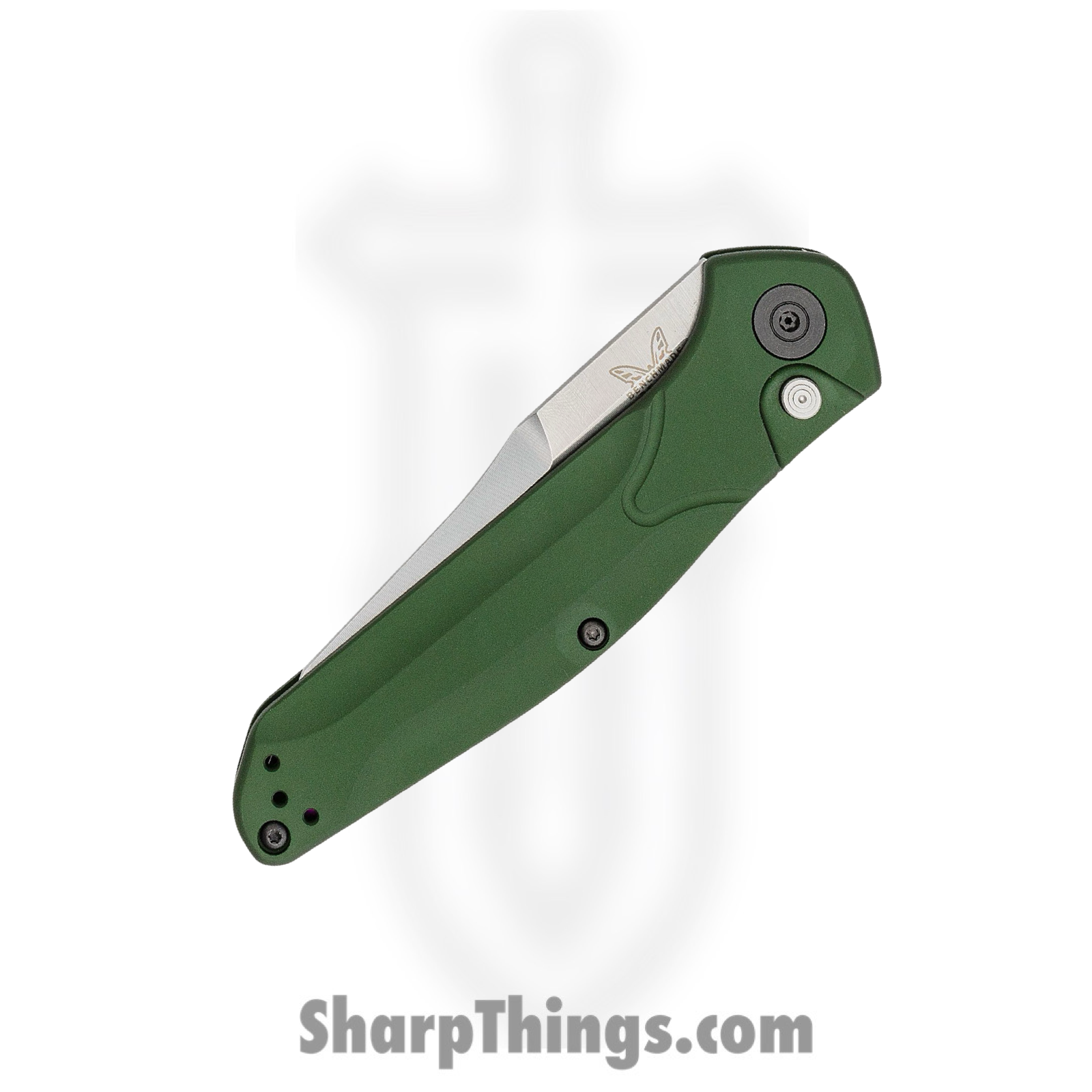 Benchmade - 9400 - Osborne - Automatic Knife - S30V Satin Modified Reverse Tanto - Aluminum - Green - Image 14