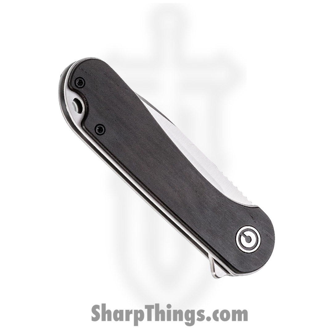 Civivi - Elementum - CIVC907D - Linerlock Folding Knife - D2 Ebony Wood - Black - Image 12