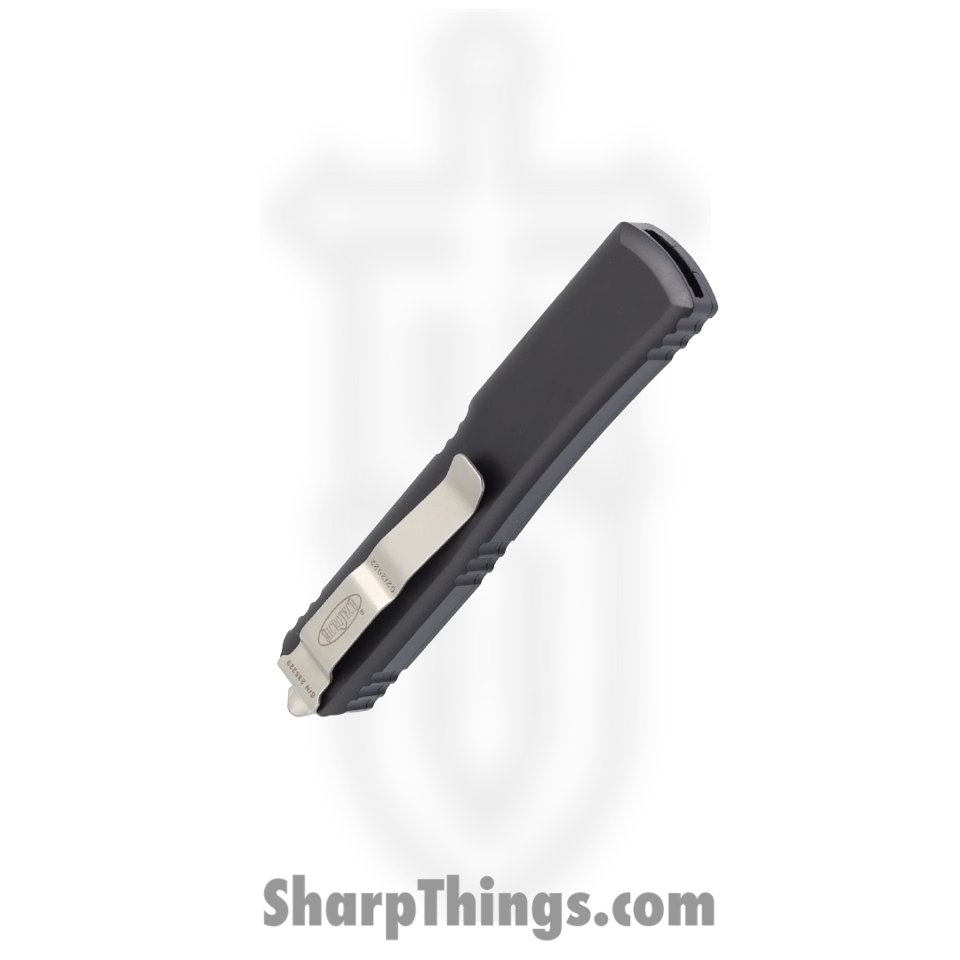Microtech - 123-12 - Ultratech - OTF Auto - Elmax, M390, 204P Stonewash Tanto - 6061-T6 Aluminum - Black - Image 12