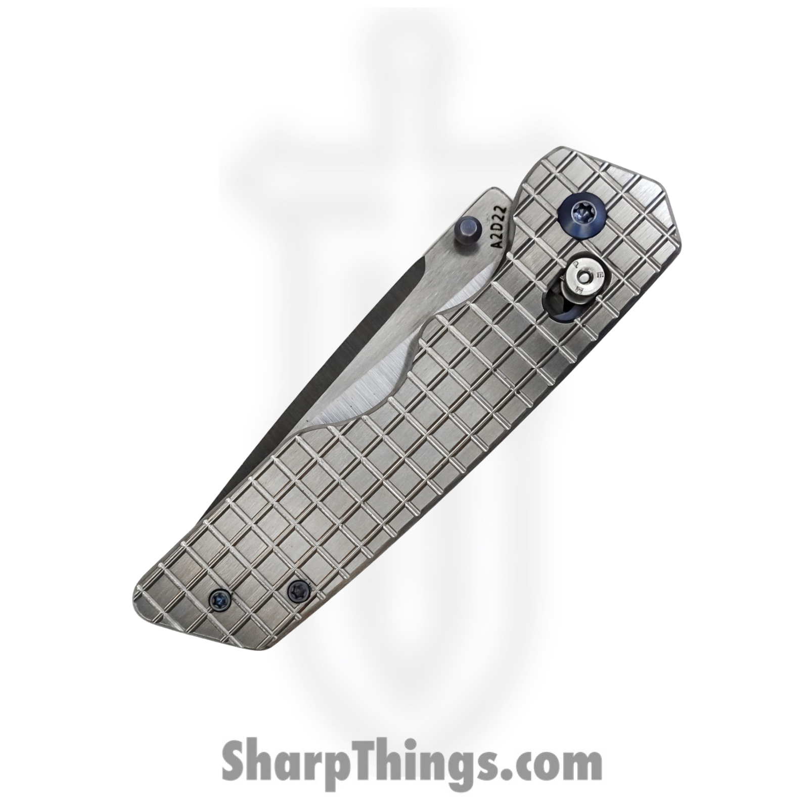 Attention 2 Detail Mercantile - A2DBLmFrg - Bar Lock Medium - Folding Knife - S30V Satin Drop Point - Frag Pattern Titanium - Silver - Image 14