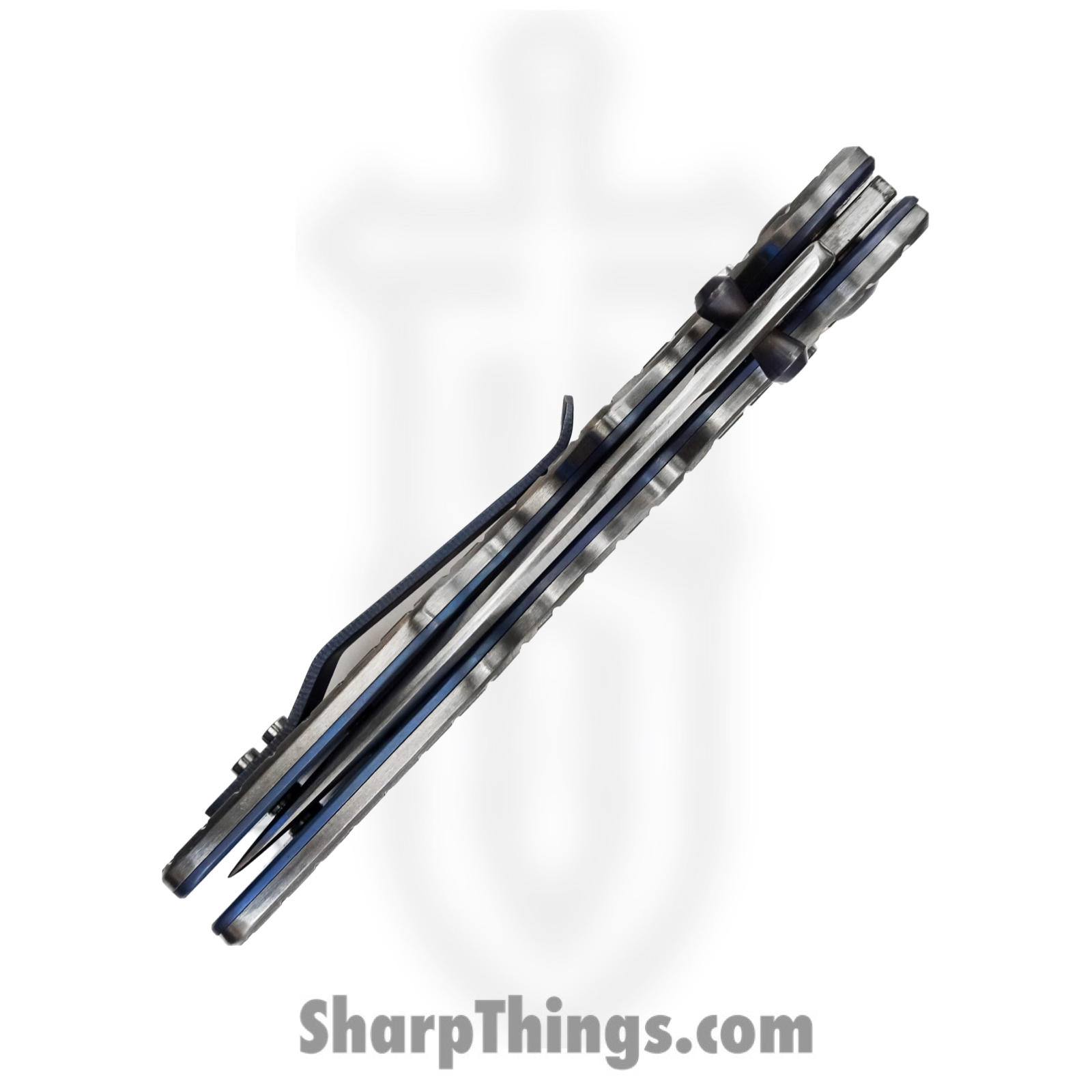 Attention 2 Detail Mercantile - A2DBLmFrg - Bar Lock Medium - Folding Knife - S30V Satin Drop Point - Frag Pattern Titanium - Silver - Image 16