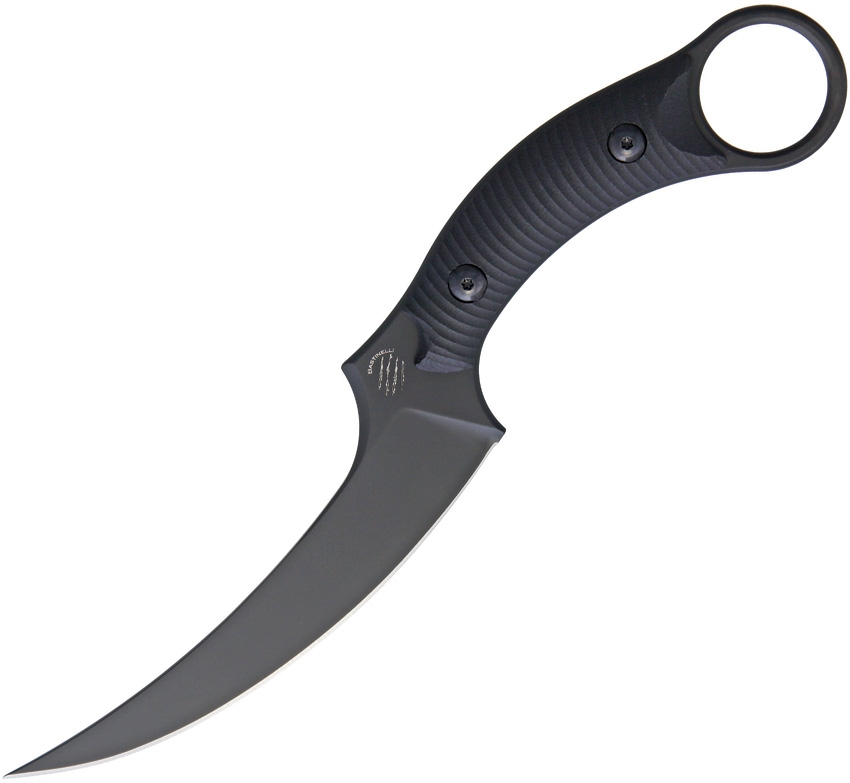 Bastinelli Creations - BAS206B - Mako - Fixed Blade Knife - N690 PVD G10 - Black - Image 5