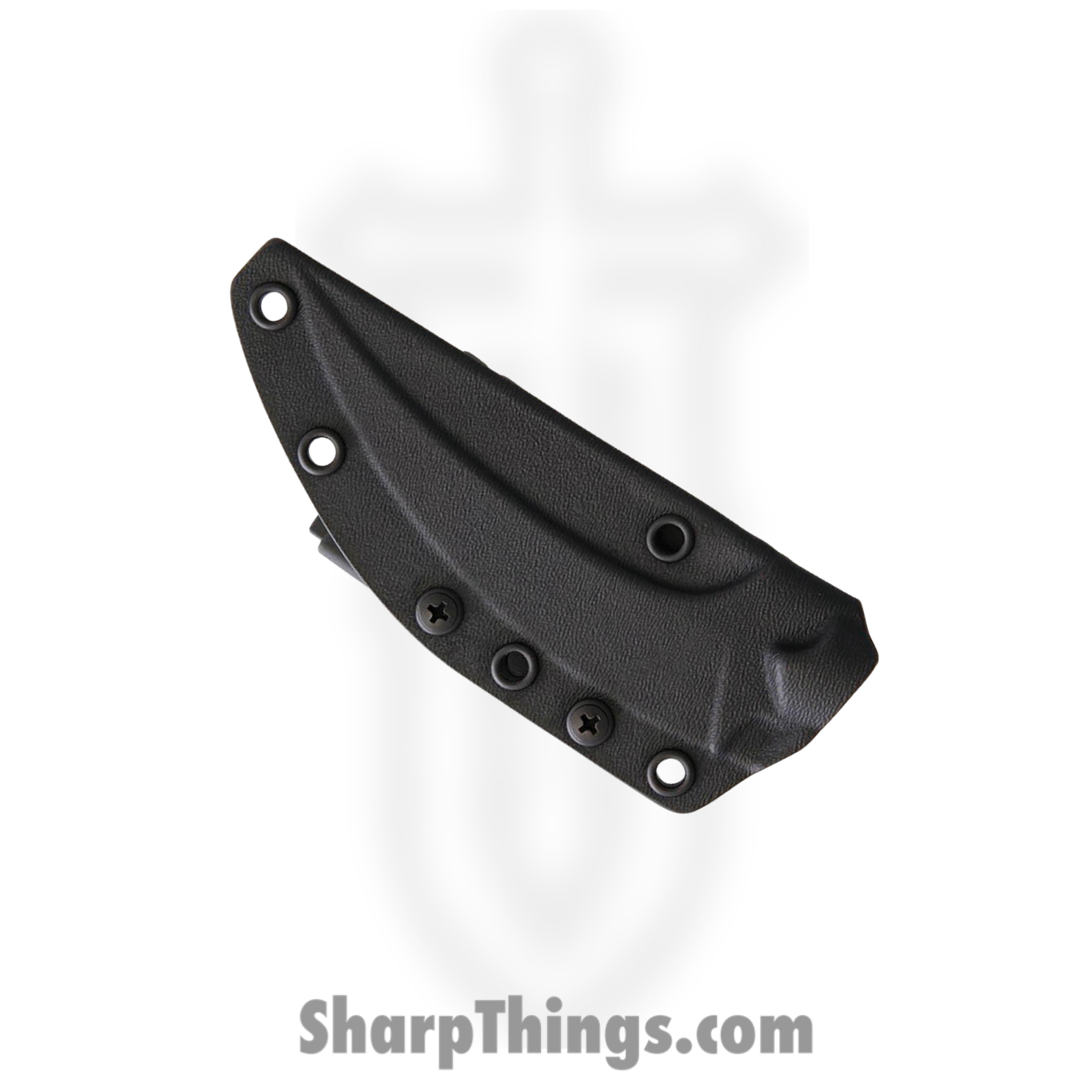 Bastinelli Creations - BAS206 - Mako - Fixed Blade Knife - N690 Black Stonewash Full Tang - G10 - Black - Image 6