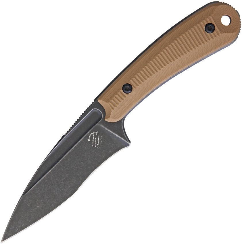 Bastinelli Creations - BAS215C - SIN - Fixed Blade Knife - N690 Coated Full Tang - G10 - Brown - Image 7
