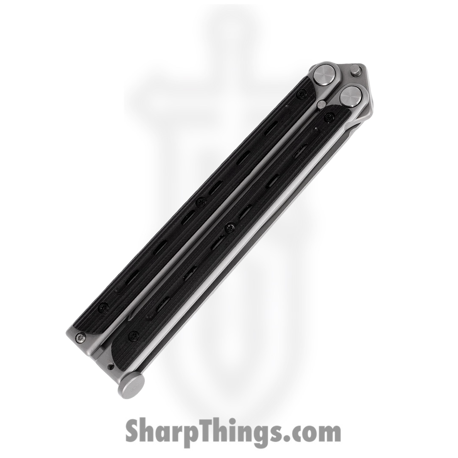 Bradley - BCC900 - Kimura - Balisong - 154CM Blasted Spear Point - Steel G10 - Black - Image 8