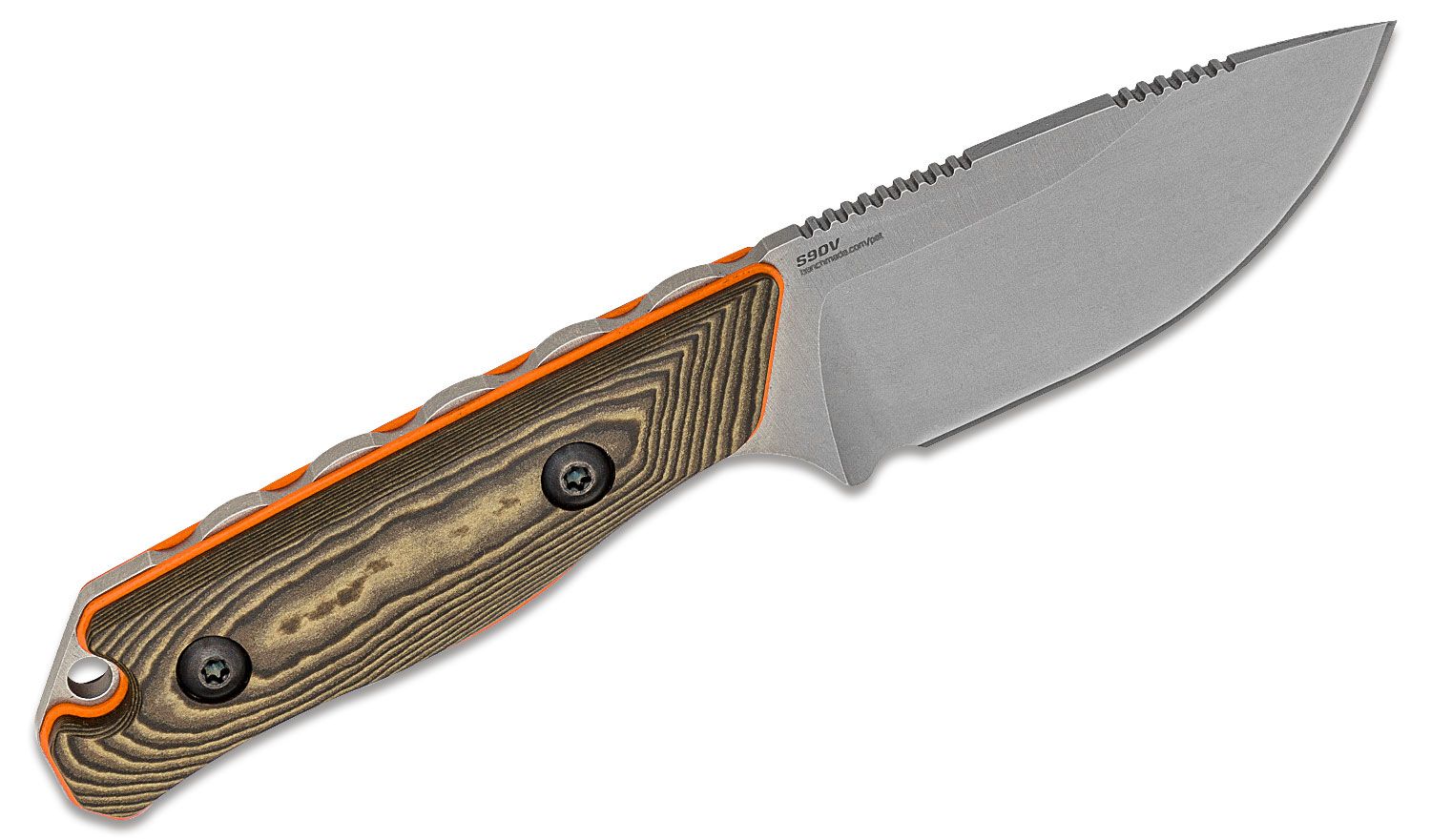 Benchmade - 15017-1 - Hidden Canyon Hunter - Fixed Blade Knife - S90V Stonewash Drop Point - Richlite G10 - Brown Orange - Image 15