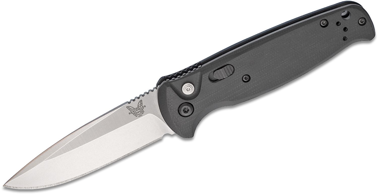 Benchmade - 4300 - Composite Lite (CLA) - Automatic Knife - 154CM Stonewash Drop Point - G10 - Black - Image 14
