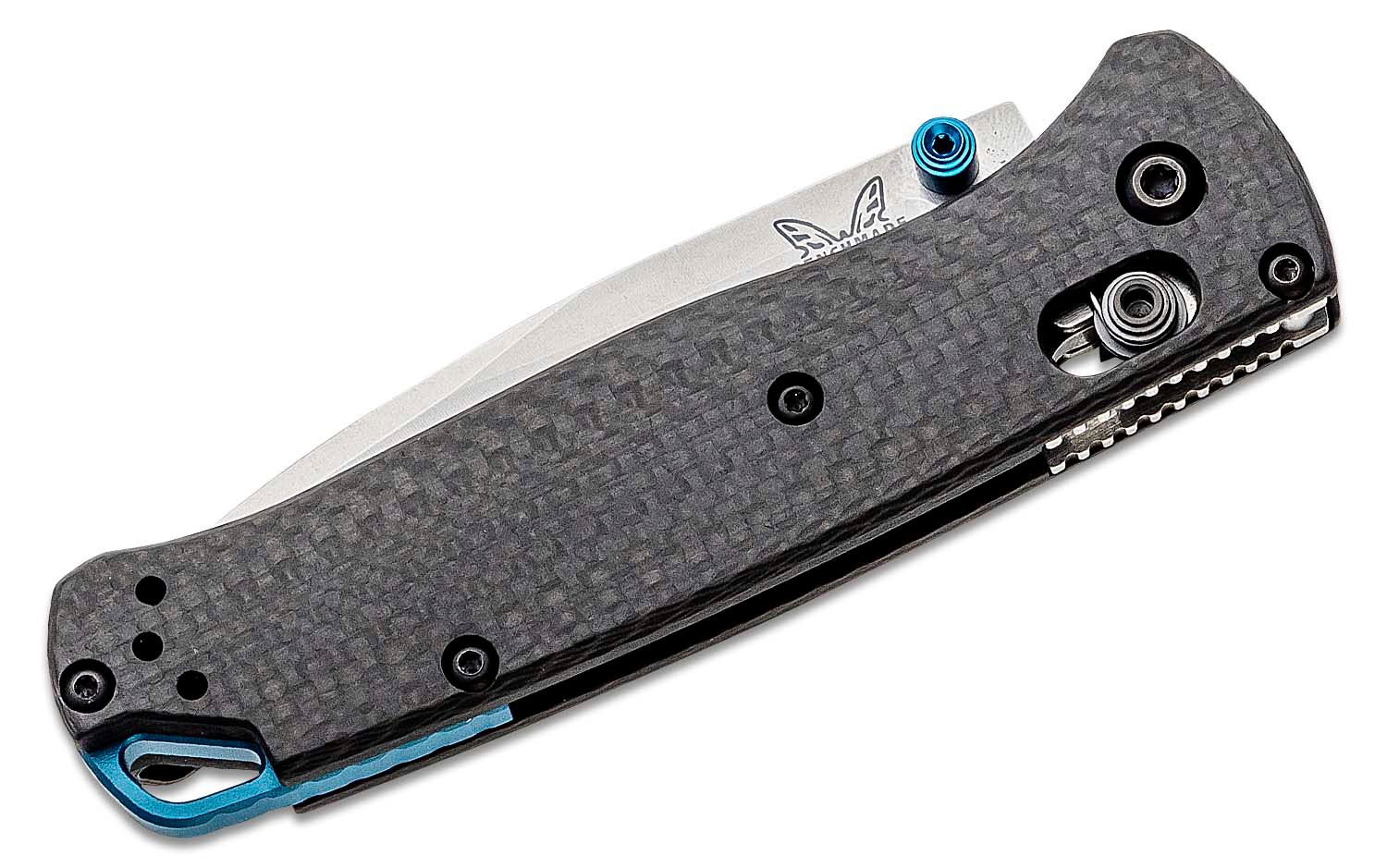 Benchmade - 535-3 - Bugout - Folding Knife - S90V Satin Drop Point - Carbon Fiber - Black - Image 12